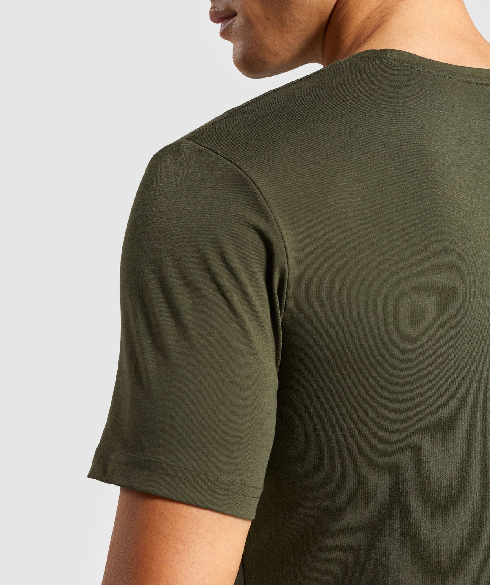 Gymshark Critical T-Shirt - Dark Green Image D2