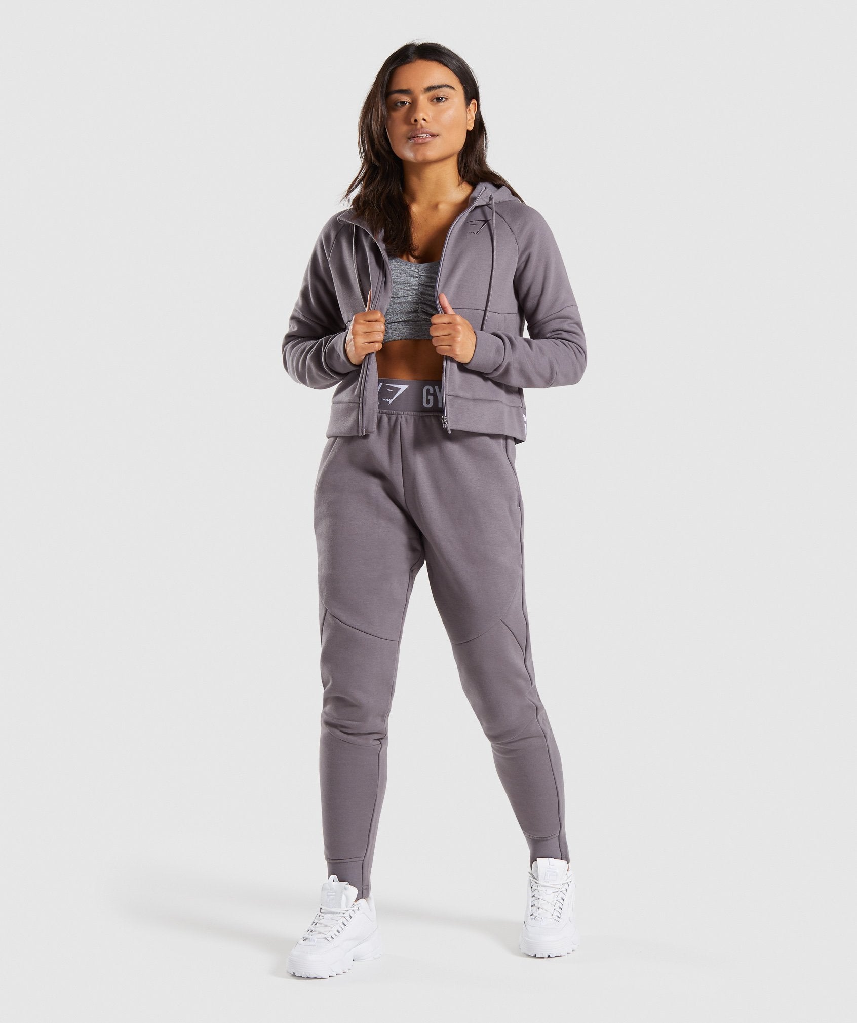 Comfy Tracksuit Bottoms in Slate Lavender - view 4
