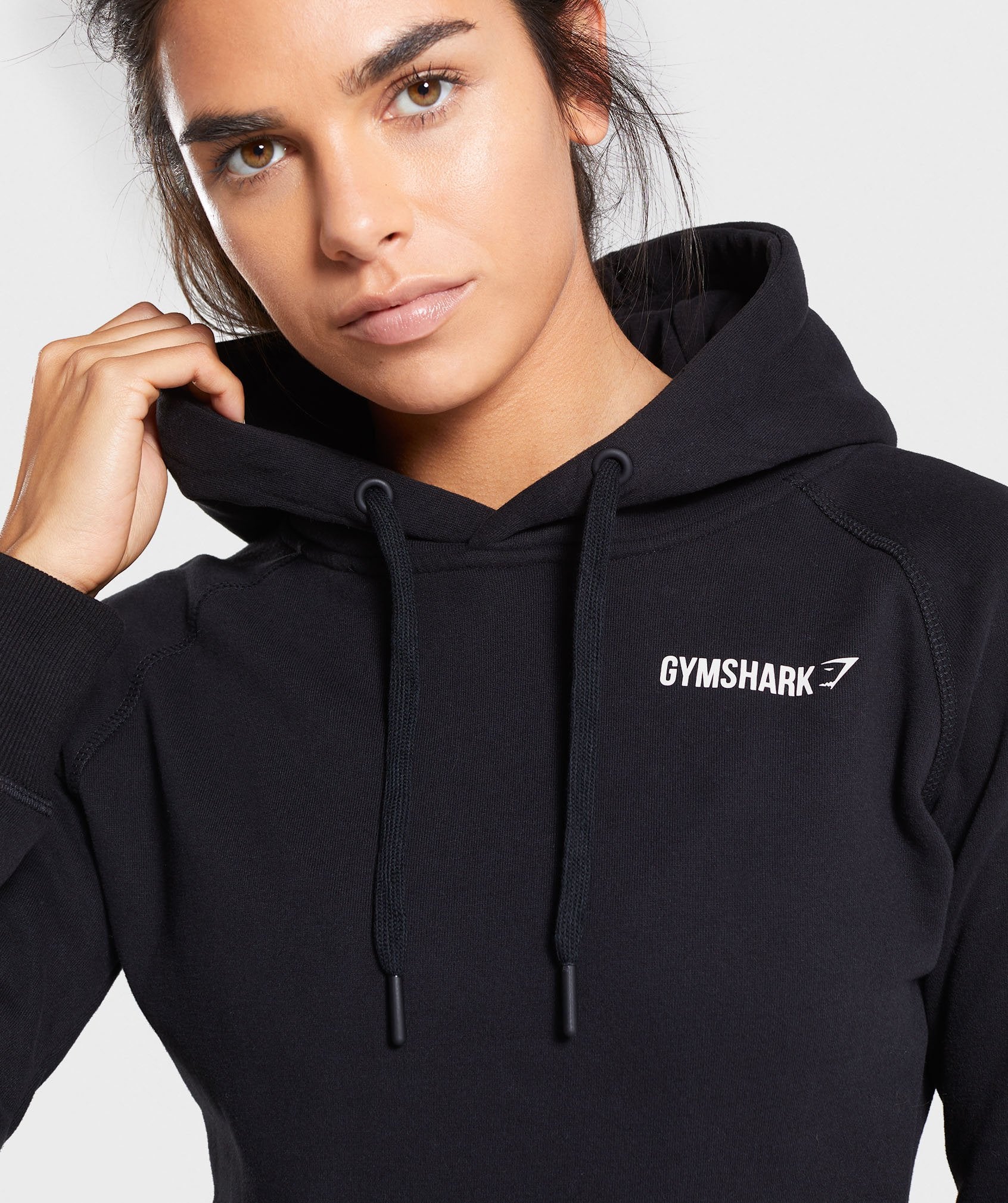 Women's Crest Hoodie in Black - view 5