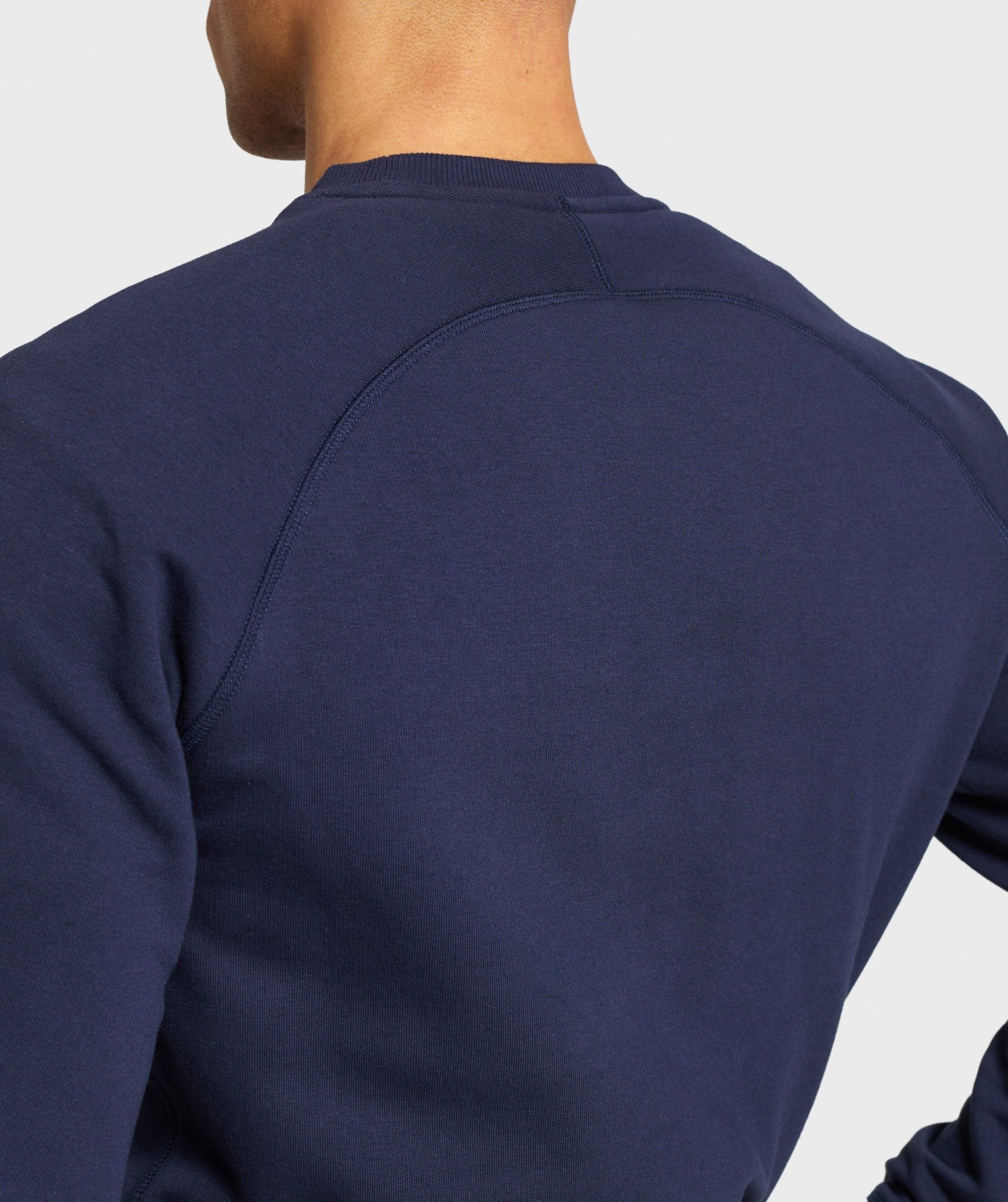 Gymshark Crest Sweatshirt - Dark Blue Image D1