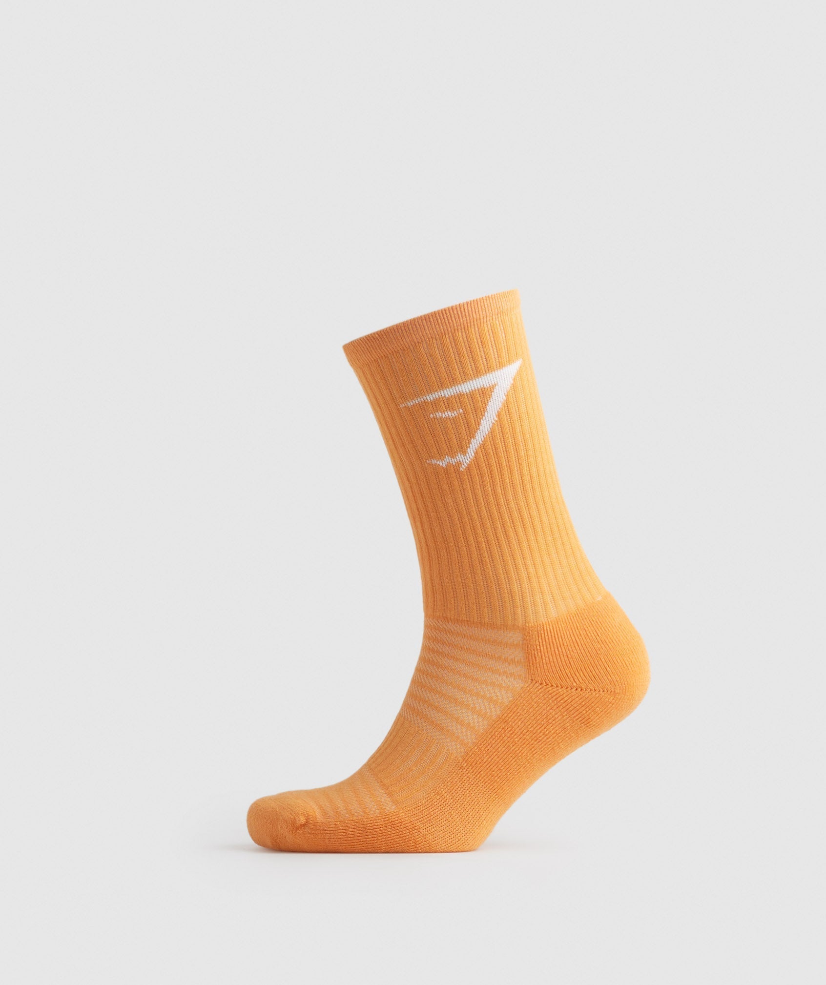 Crew Socks 3pk in Apricot Orange/Bali Green/Meridian Blue - view 6