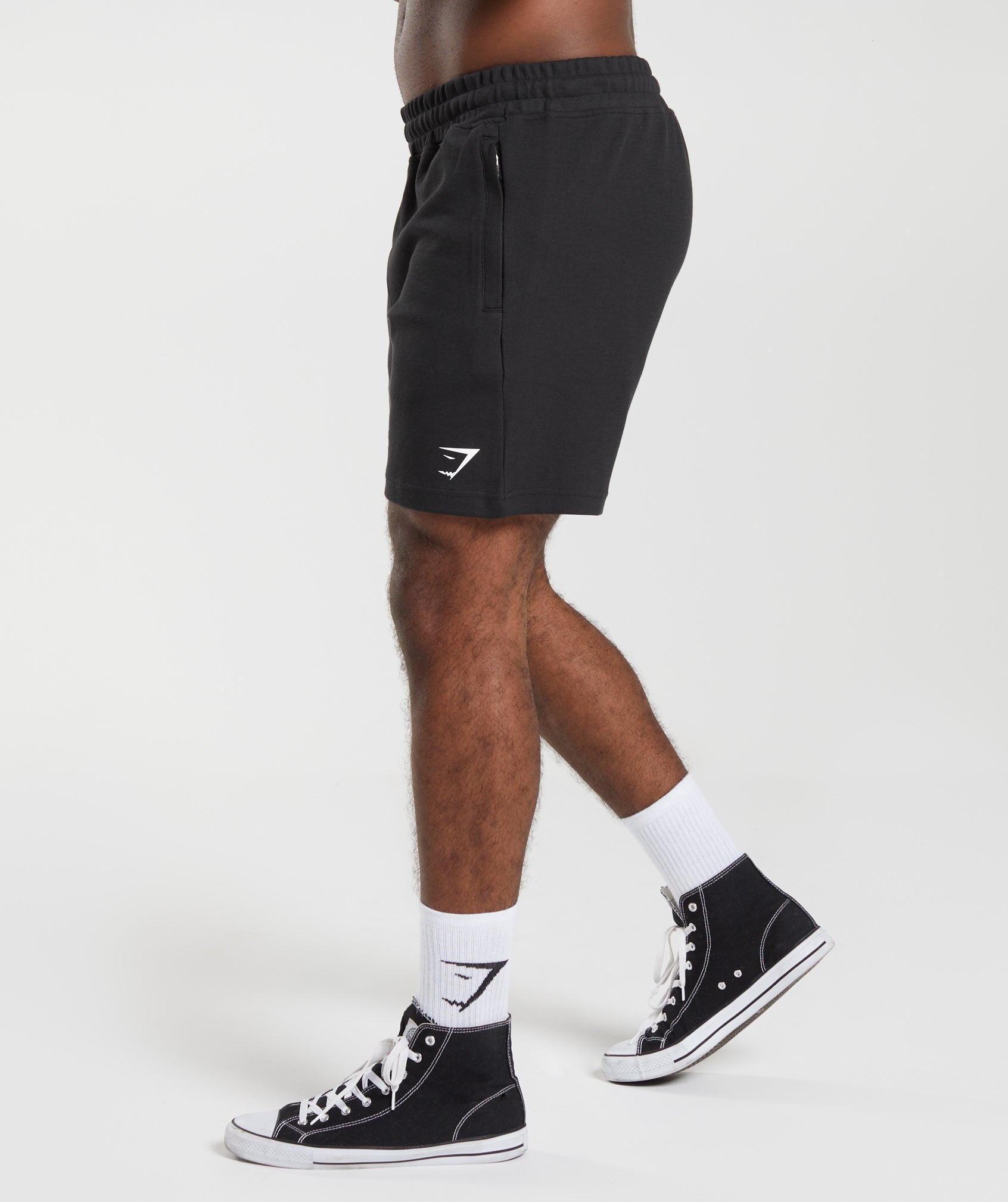 React 7" Shorts in Black