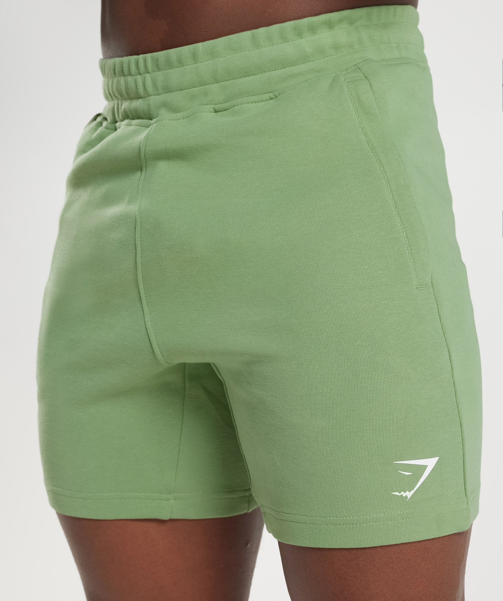 React 7" Shorts in Tea Green - view 5