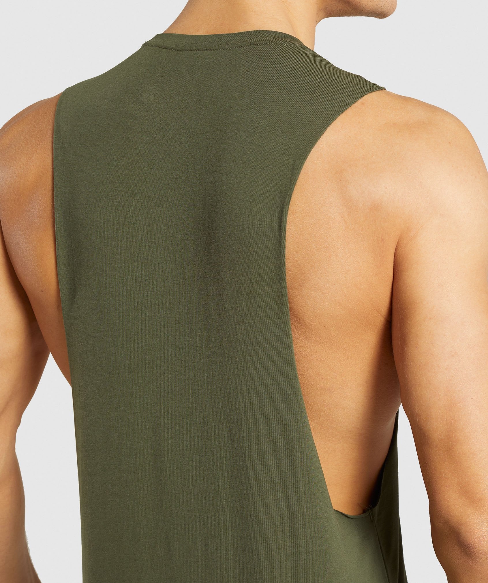 Critical Drop Armhole Tank in Green - view 6