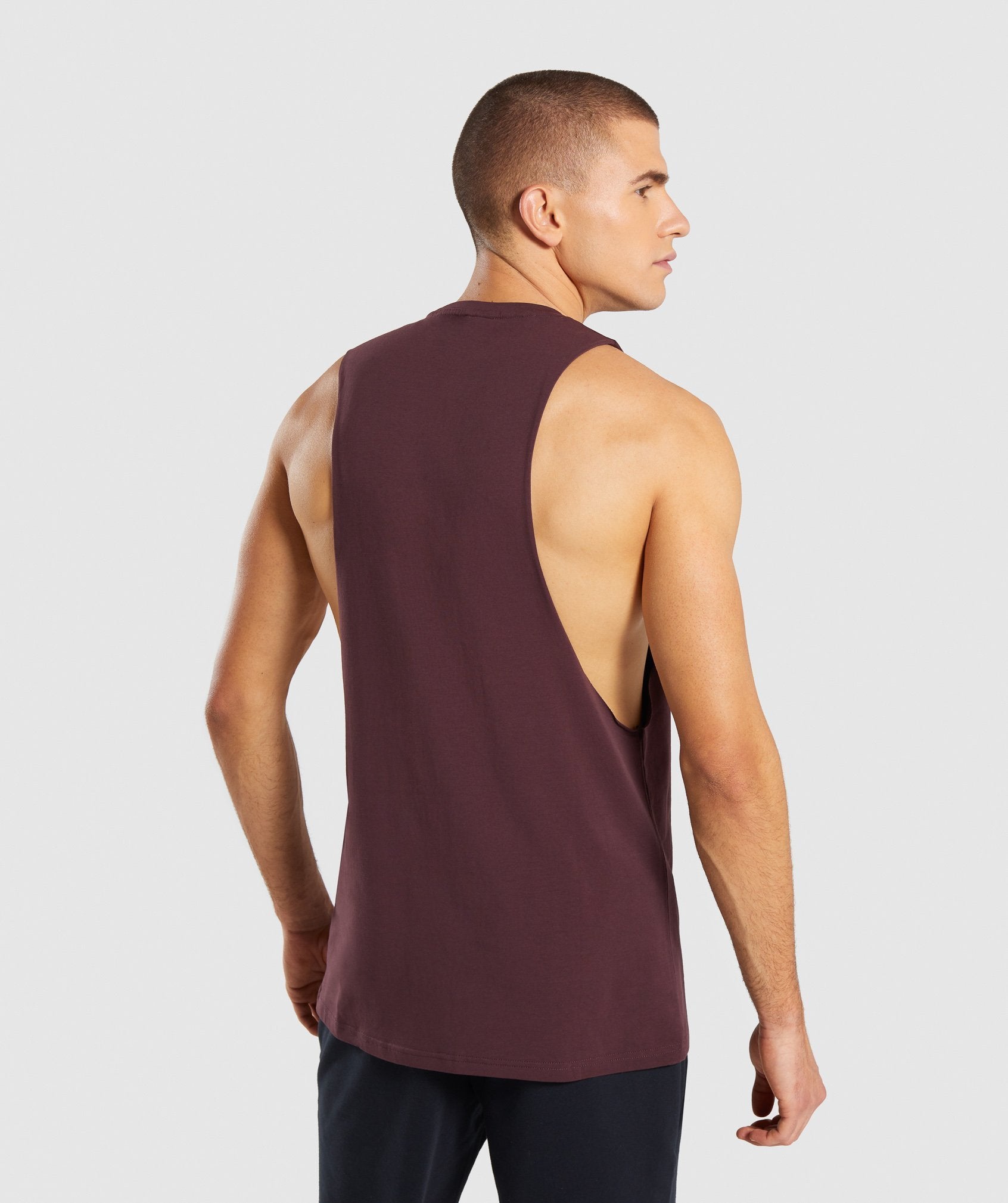 Critical Drop Armhole Tank in Red