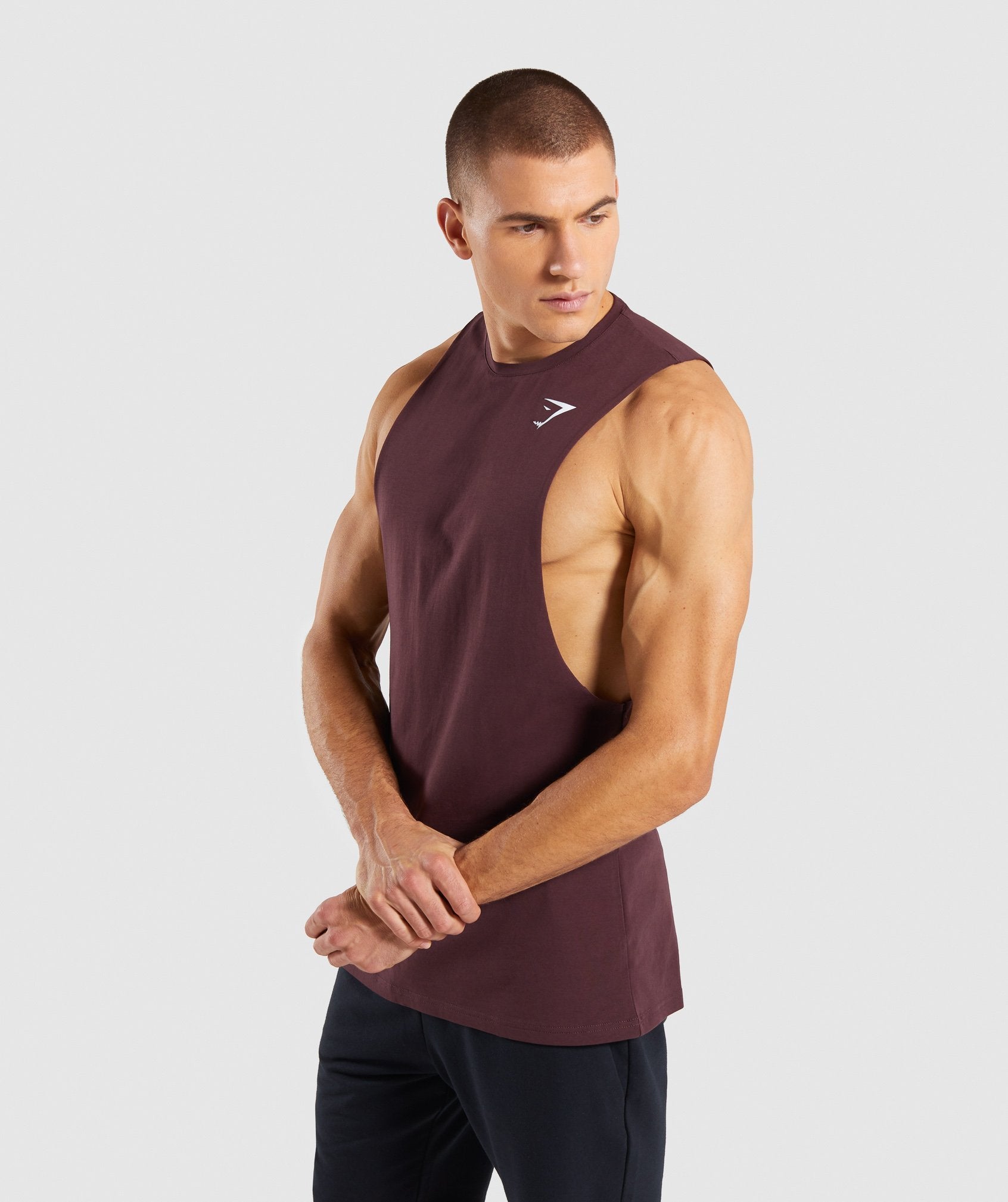 Critical Drop Armhole Tank in Red