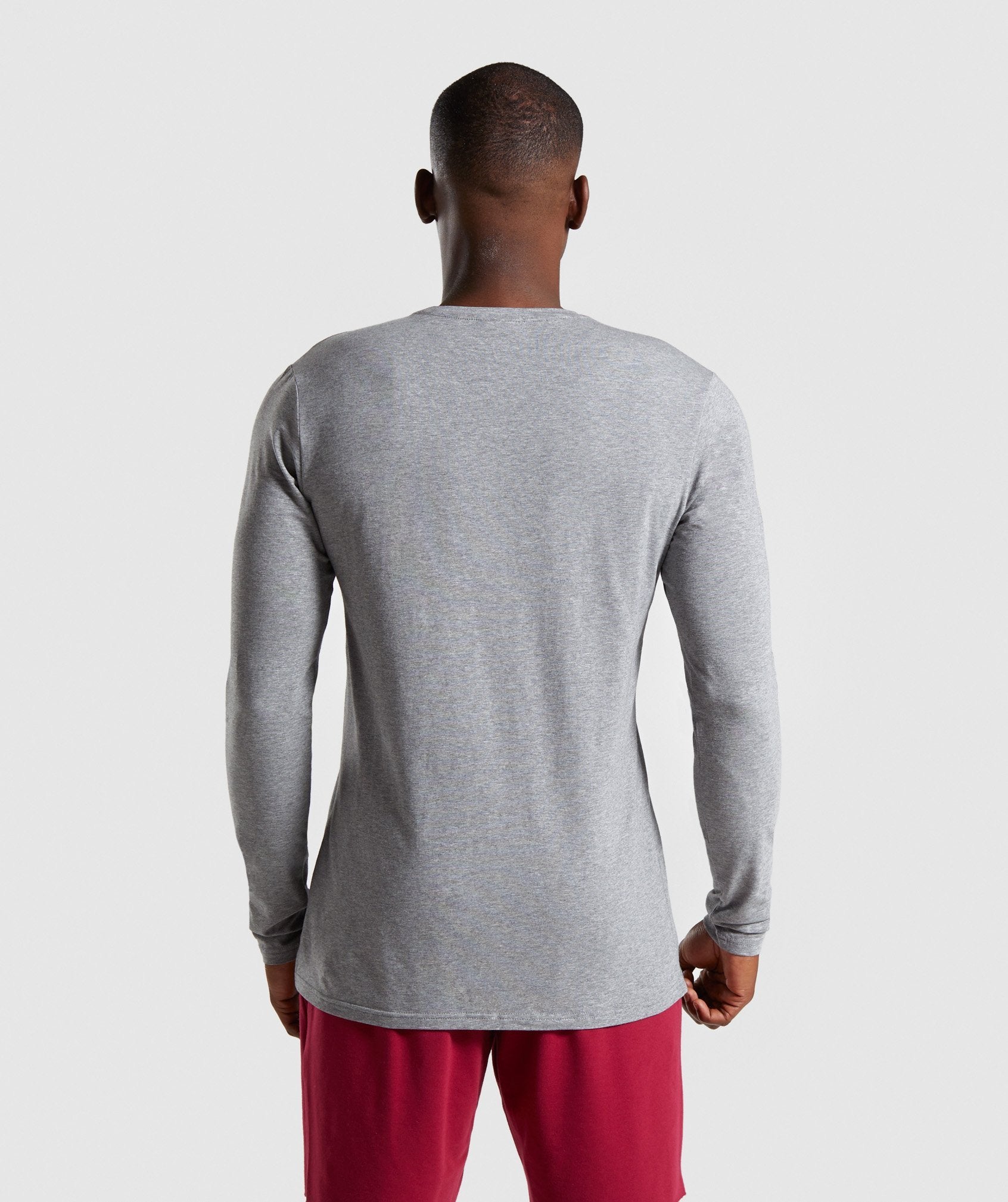 Critical Long Sleeve T-Shirt in Grey Marl