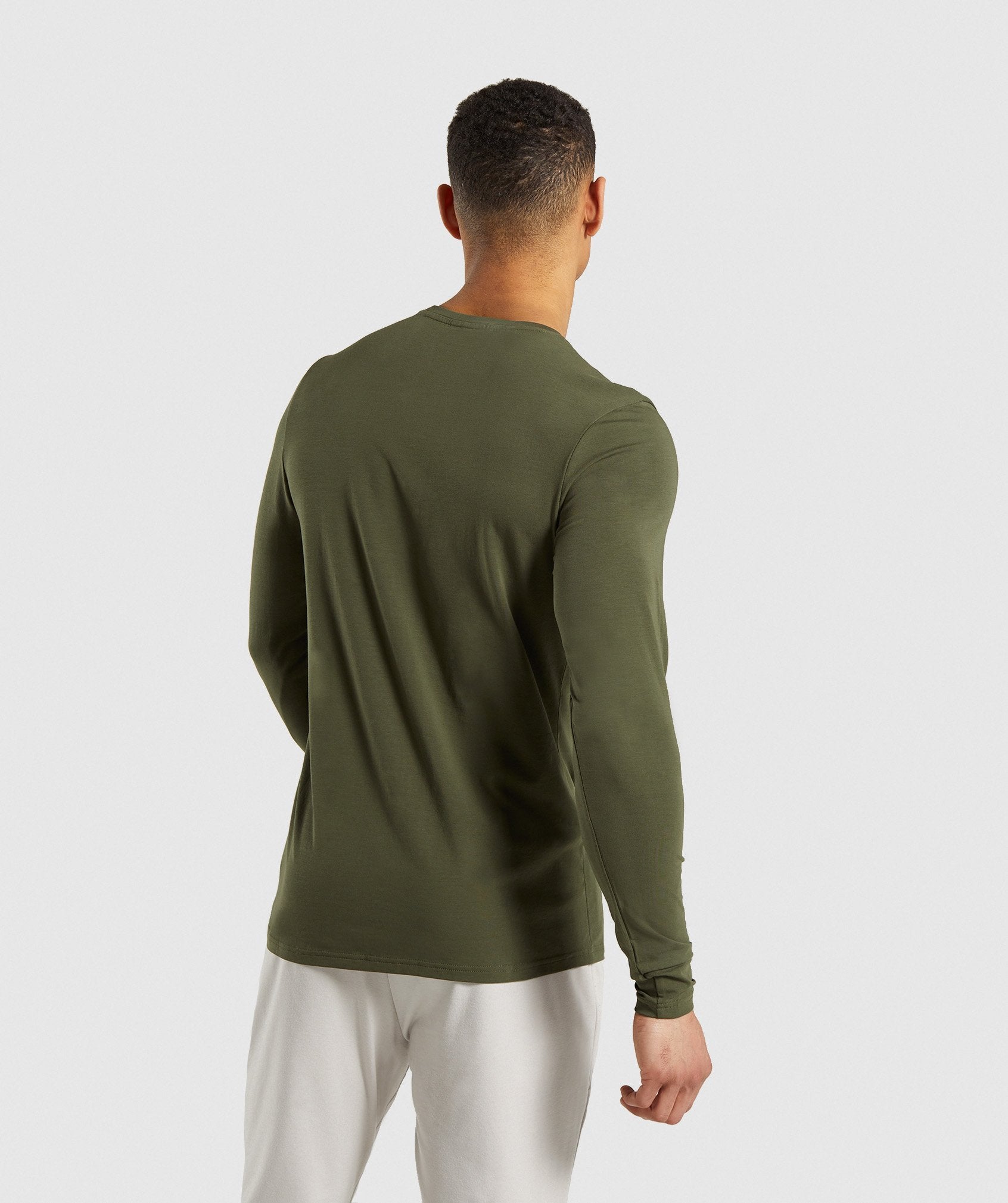 Critical Long Sleeve T-Shirt in Green - view 2