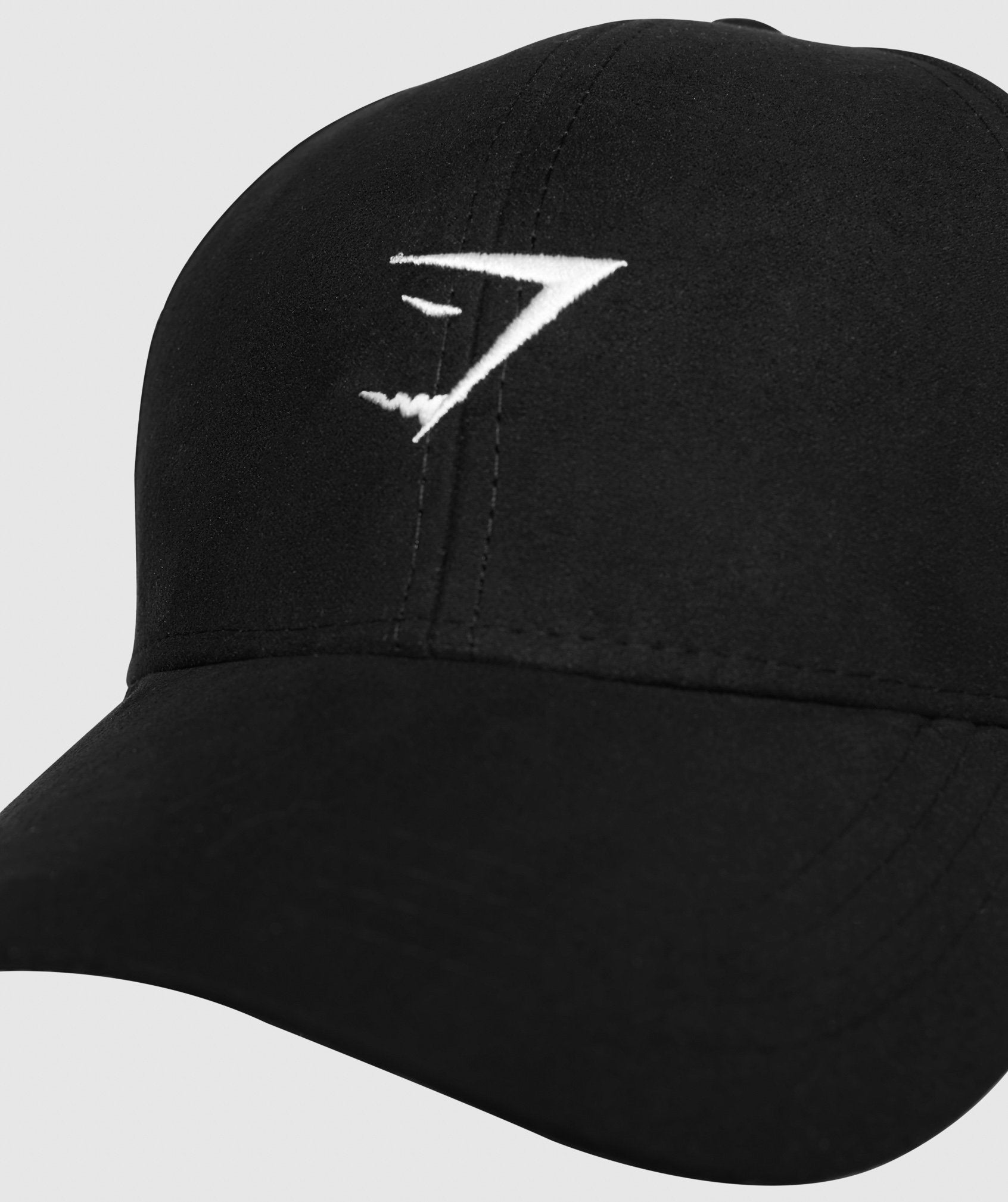 Curved Cap in Black - view 2