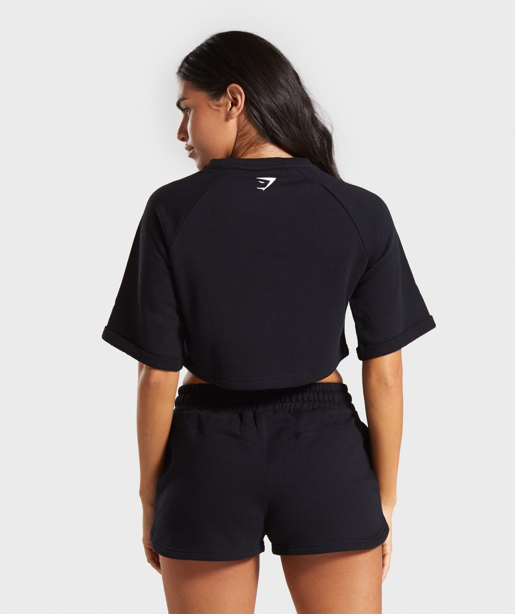 Dash Boxy Crop Top in Black - view 2