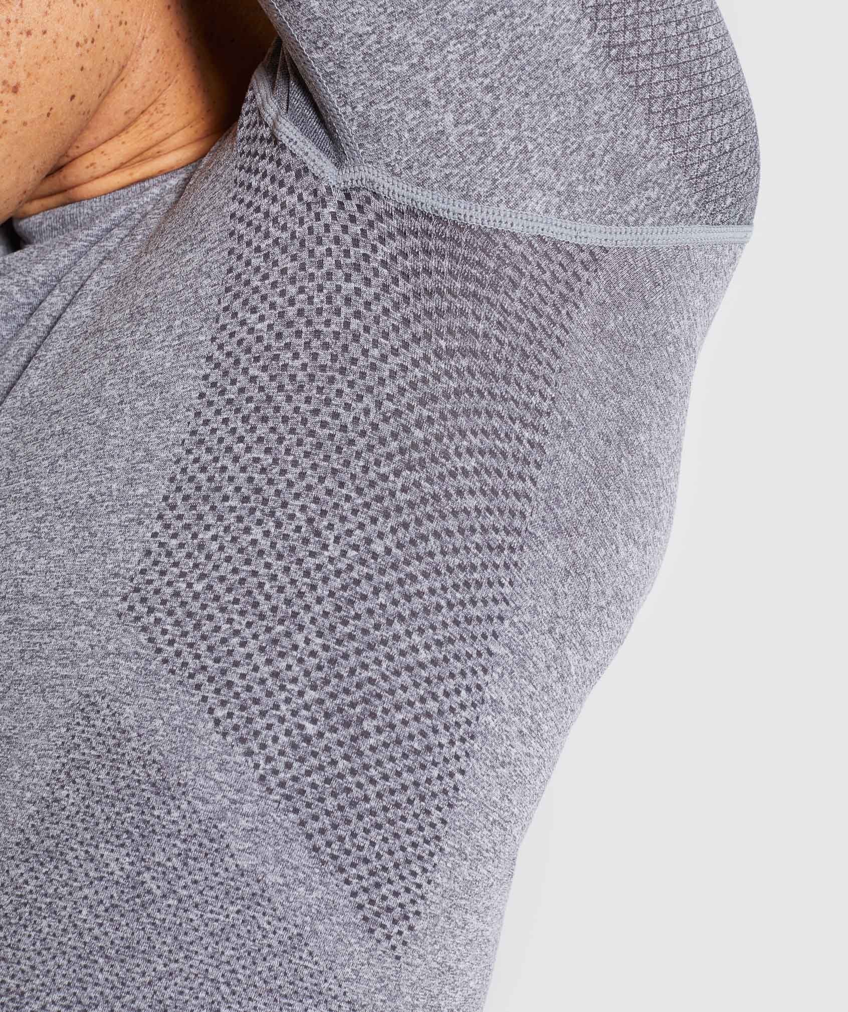 Define Seamless T-Shirt in Smokey Grey Marl - view 5