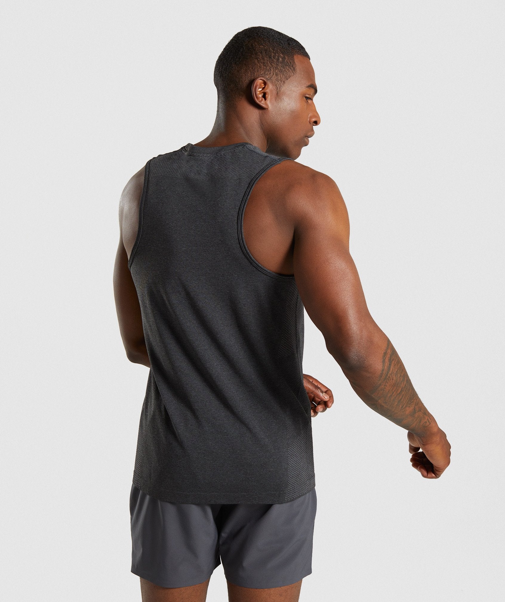 Define Seamless Tank in Black Marl - view 2