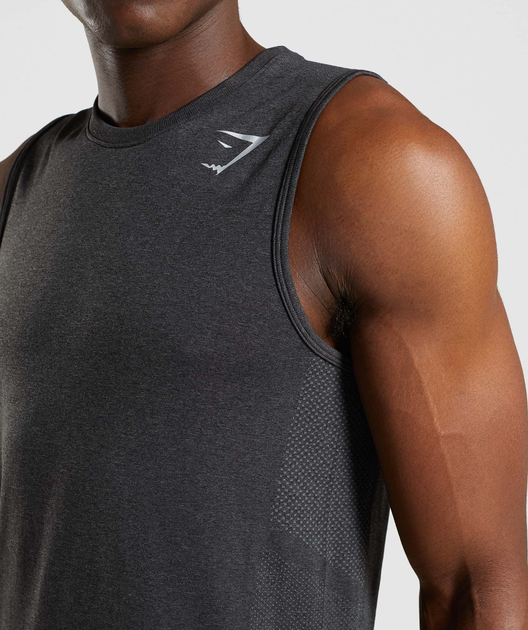 Define Seamless Tank in Black Marl - view 5