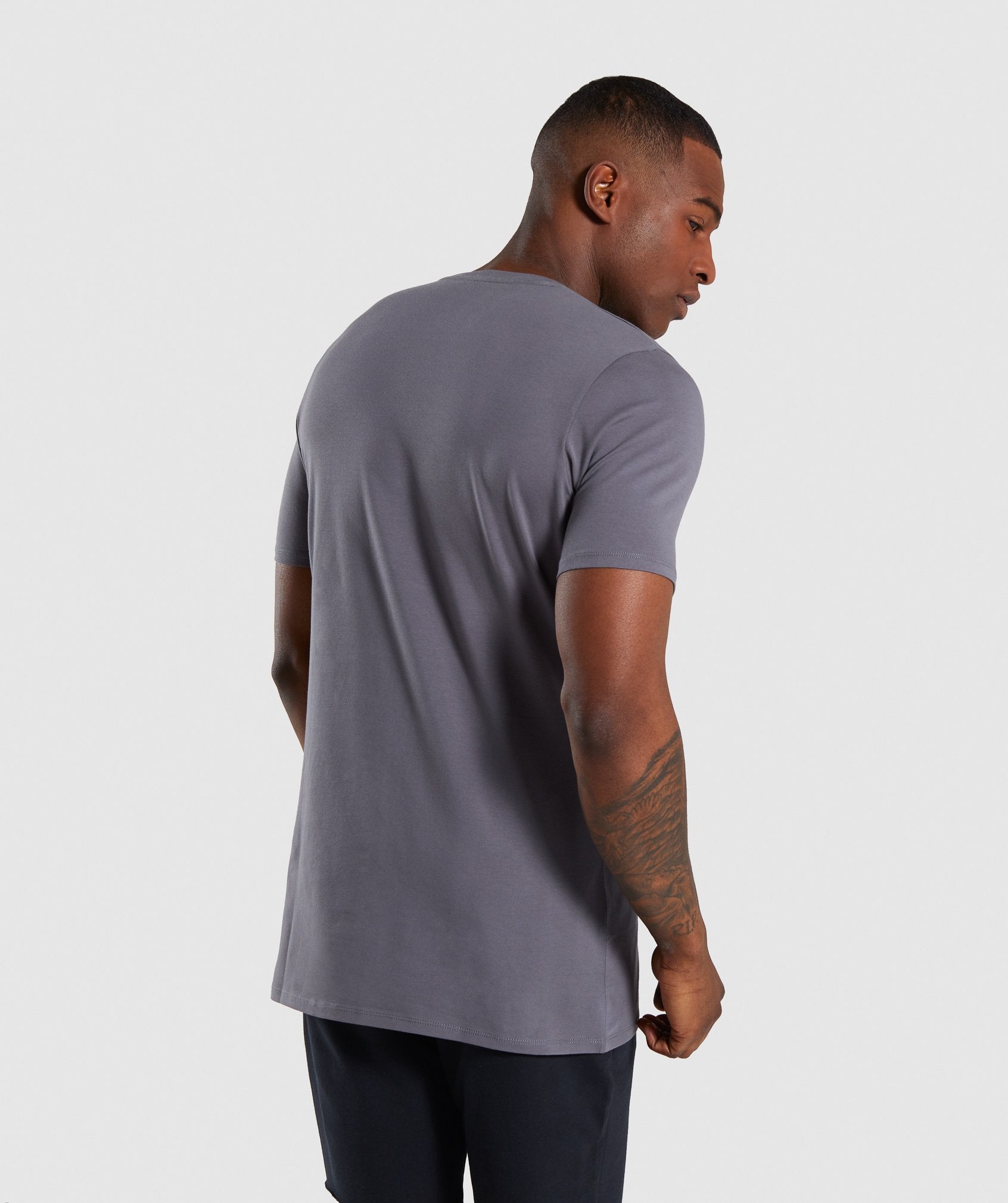 Distort T-Shirt in Smokey Grey - view 2