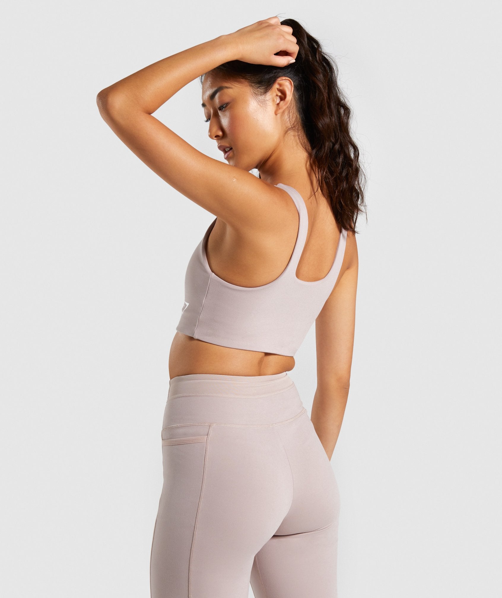 Dreamy Sports Bra in Taupe/White - view 3
