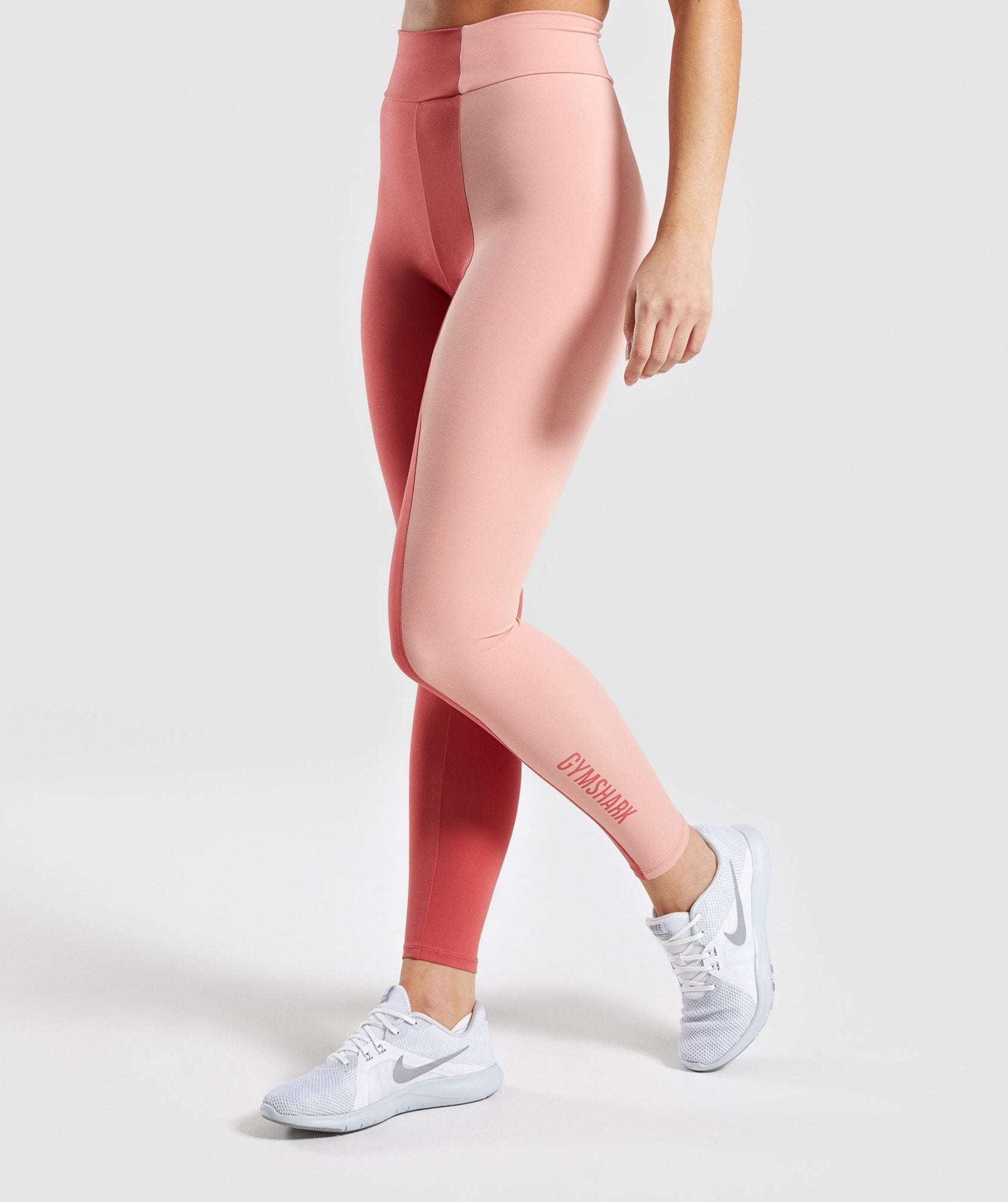 Duo Leggings in Brick Red/Peach - view 1