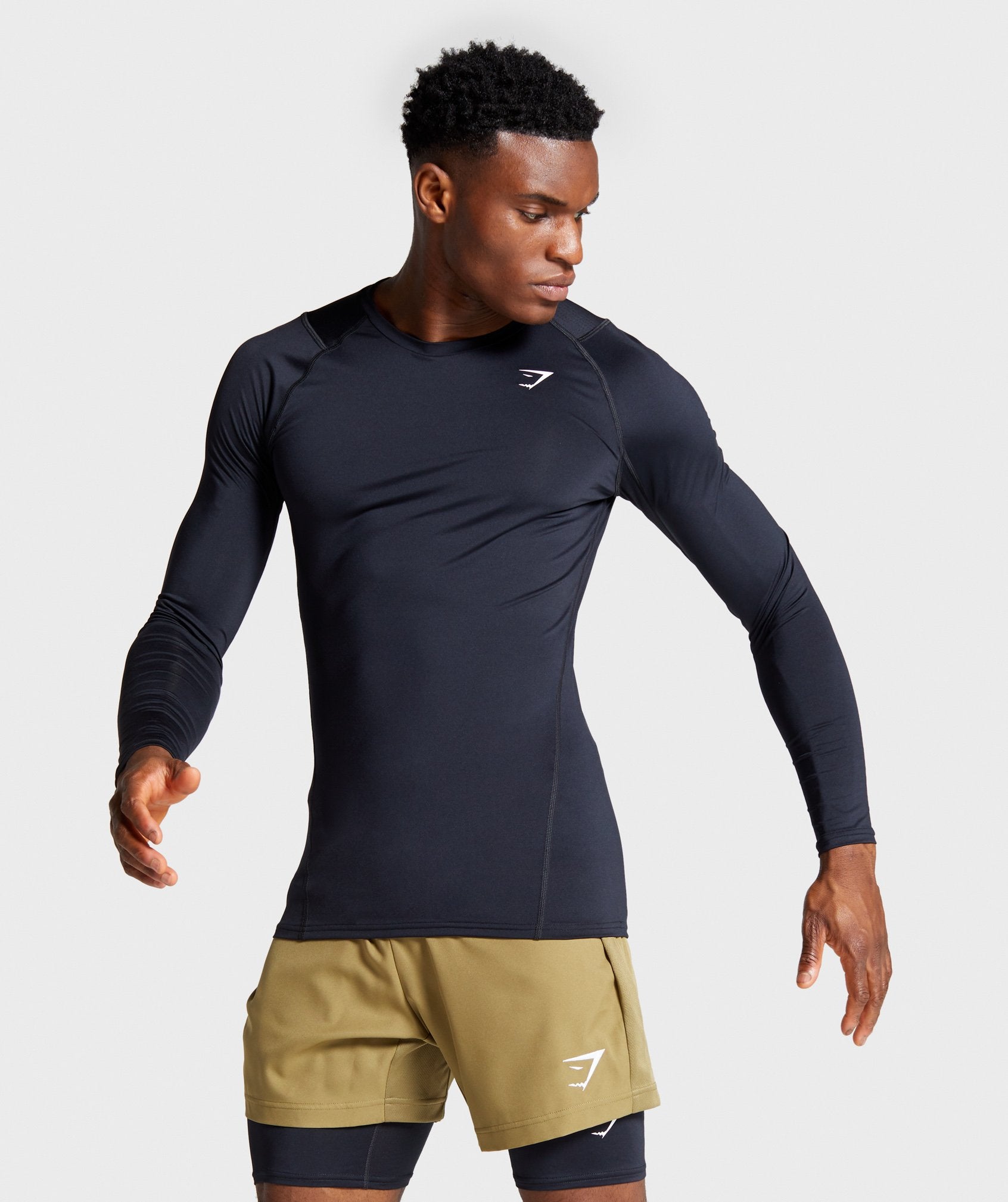 Element Baselayer Long Sleeve T-Shirt in Black - view 1