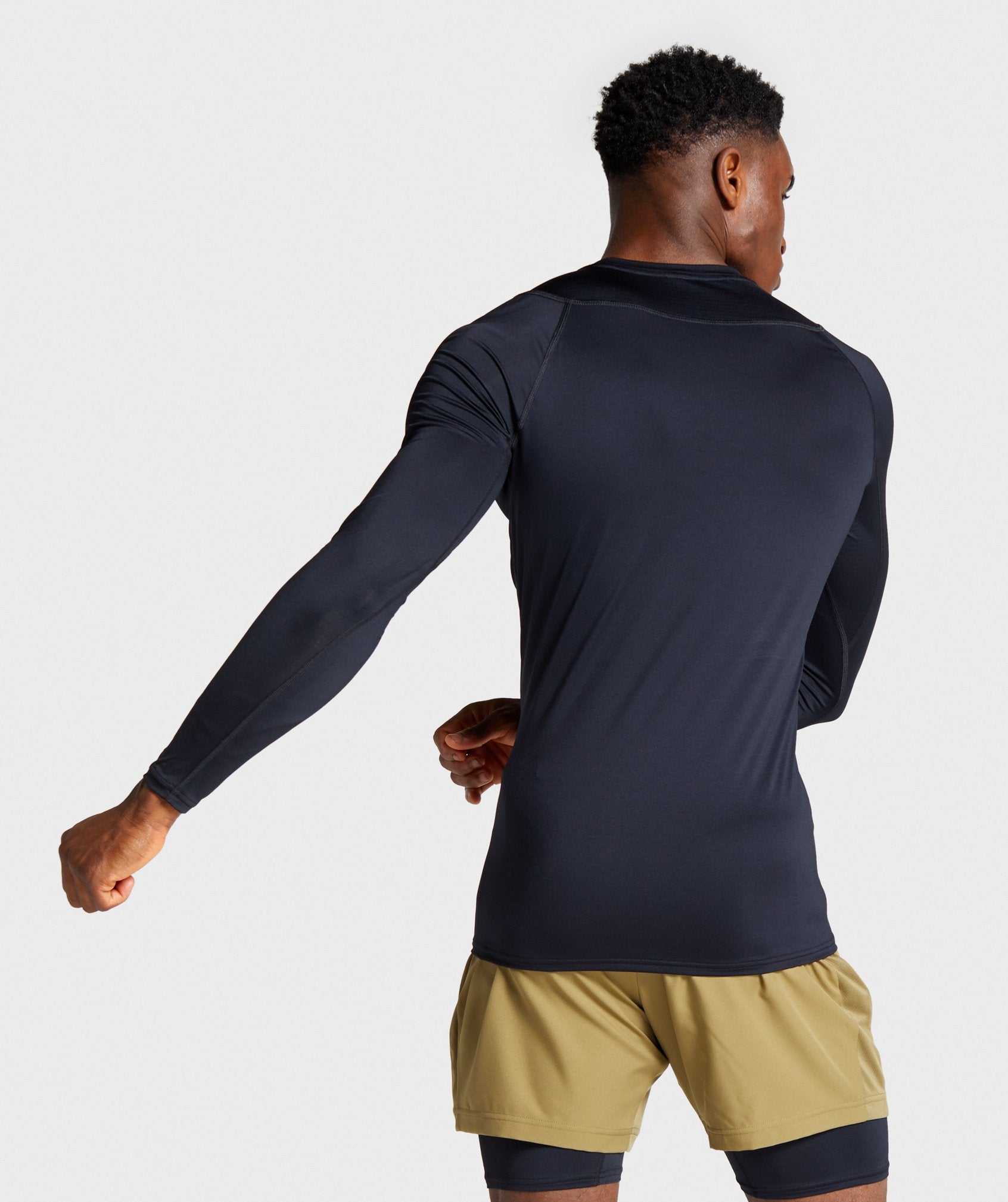 Element Baselayer Long Sleeve T-Shirt in Black - view 2