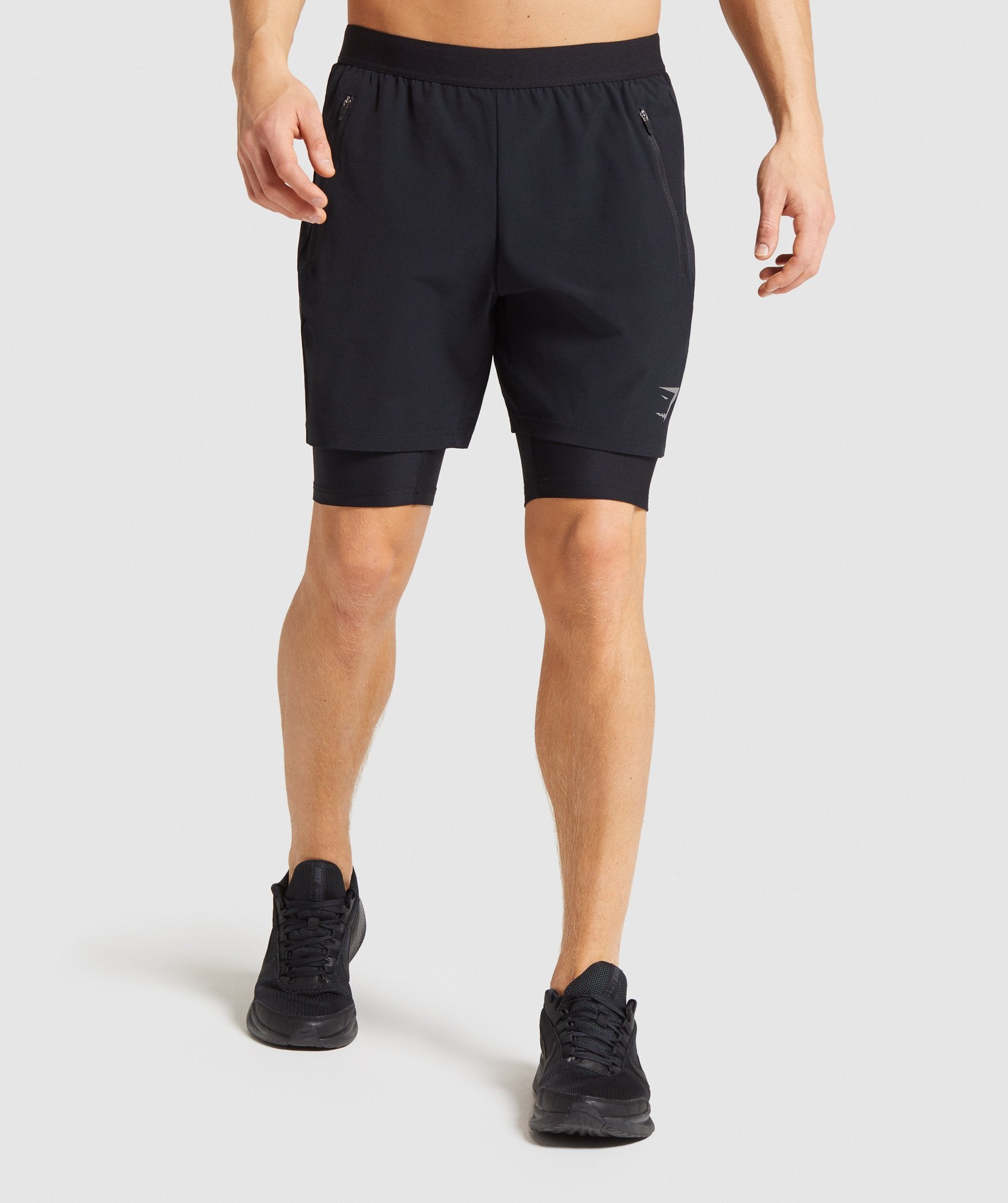Element Hiit 2 in 1 Shorts in Black - view 1
