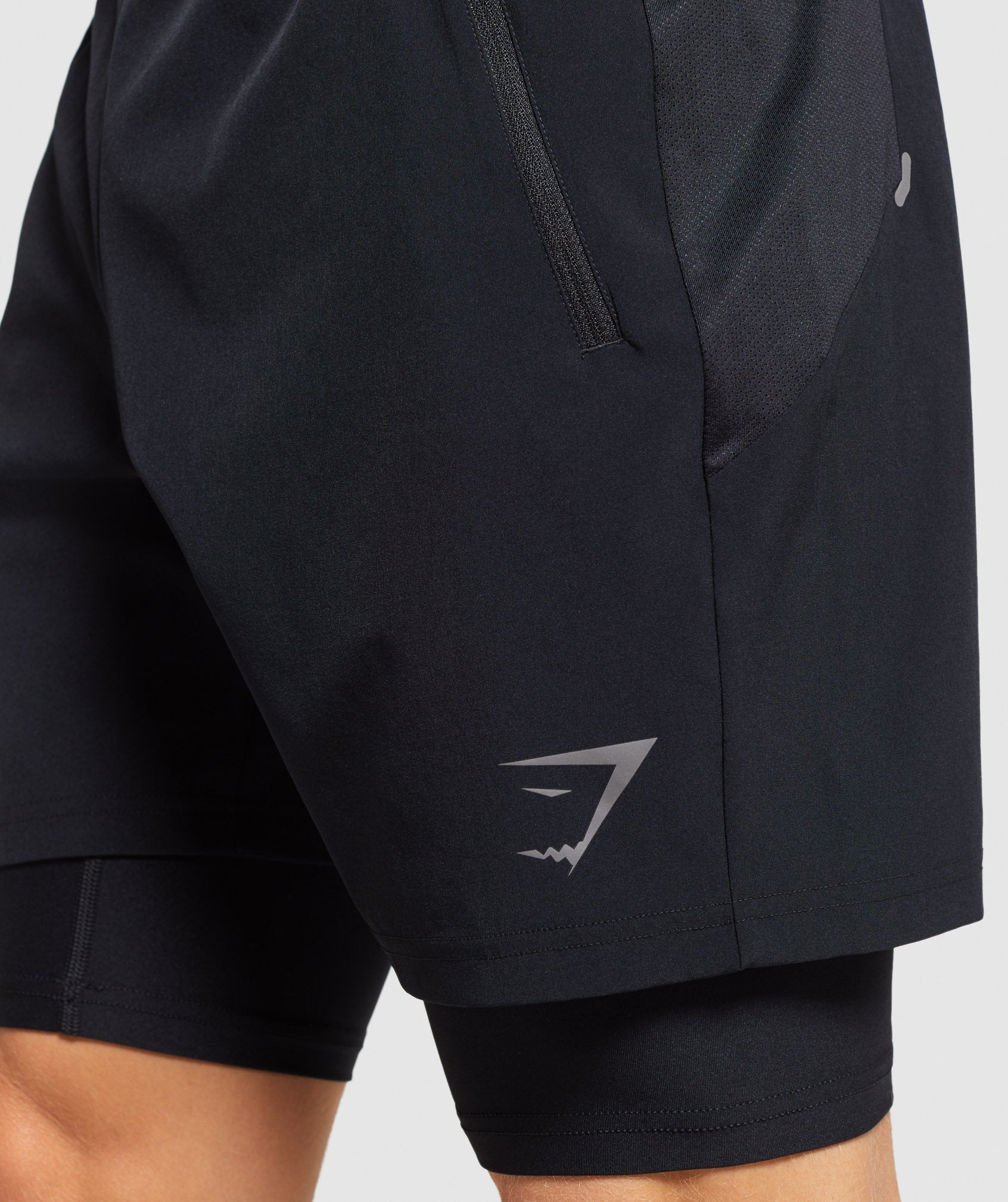 Element Hiit 2 in 1 Shorts in Black - view 5