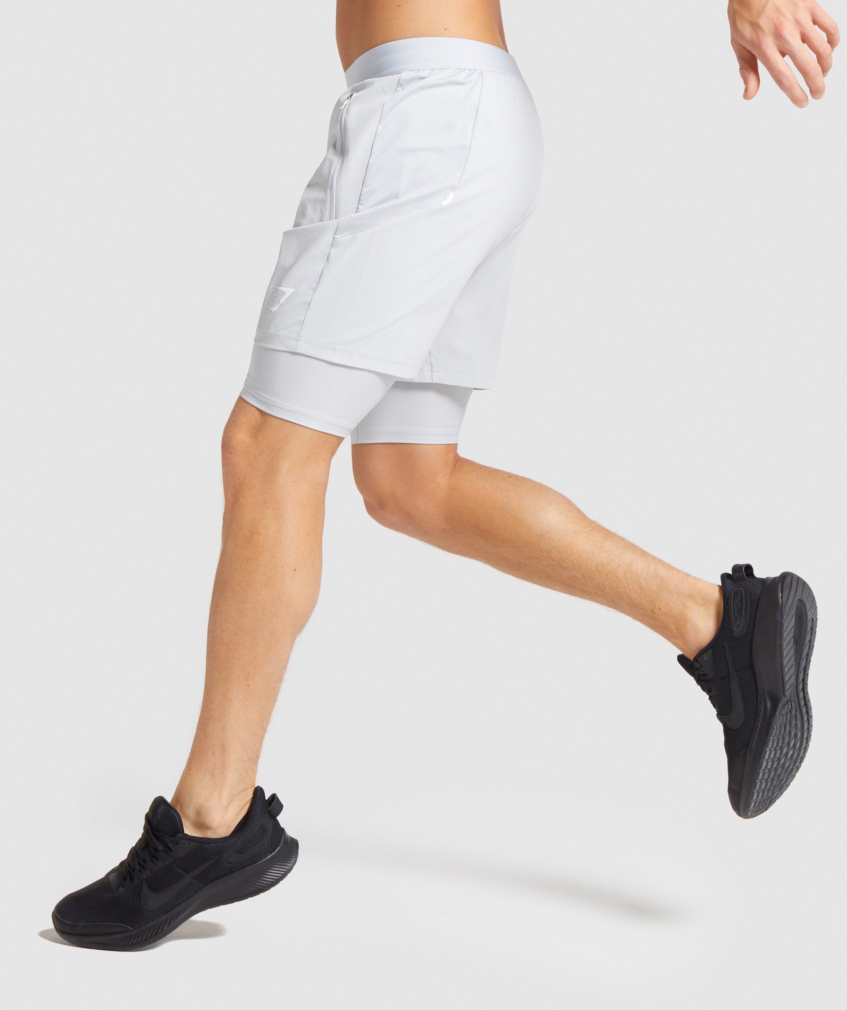 Element Hiit 2 in 1 Shorts in Grey - view 3