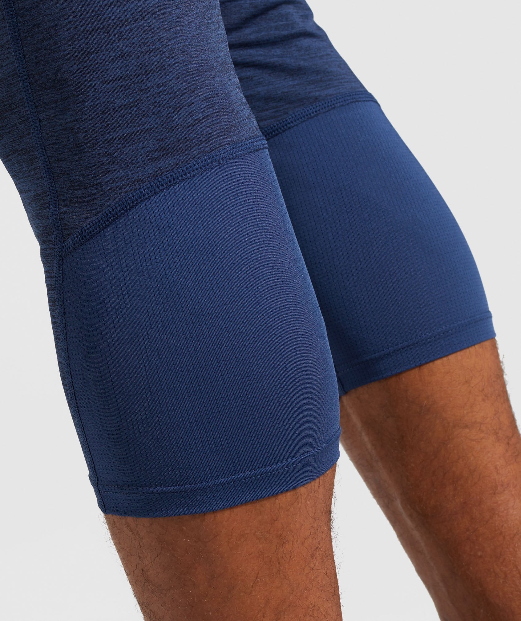 Element+ Baselayer 3/4 Leggings in Dark Blue Marl