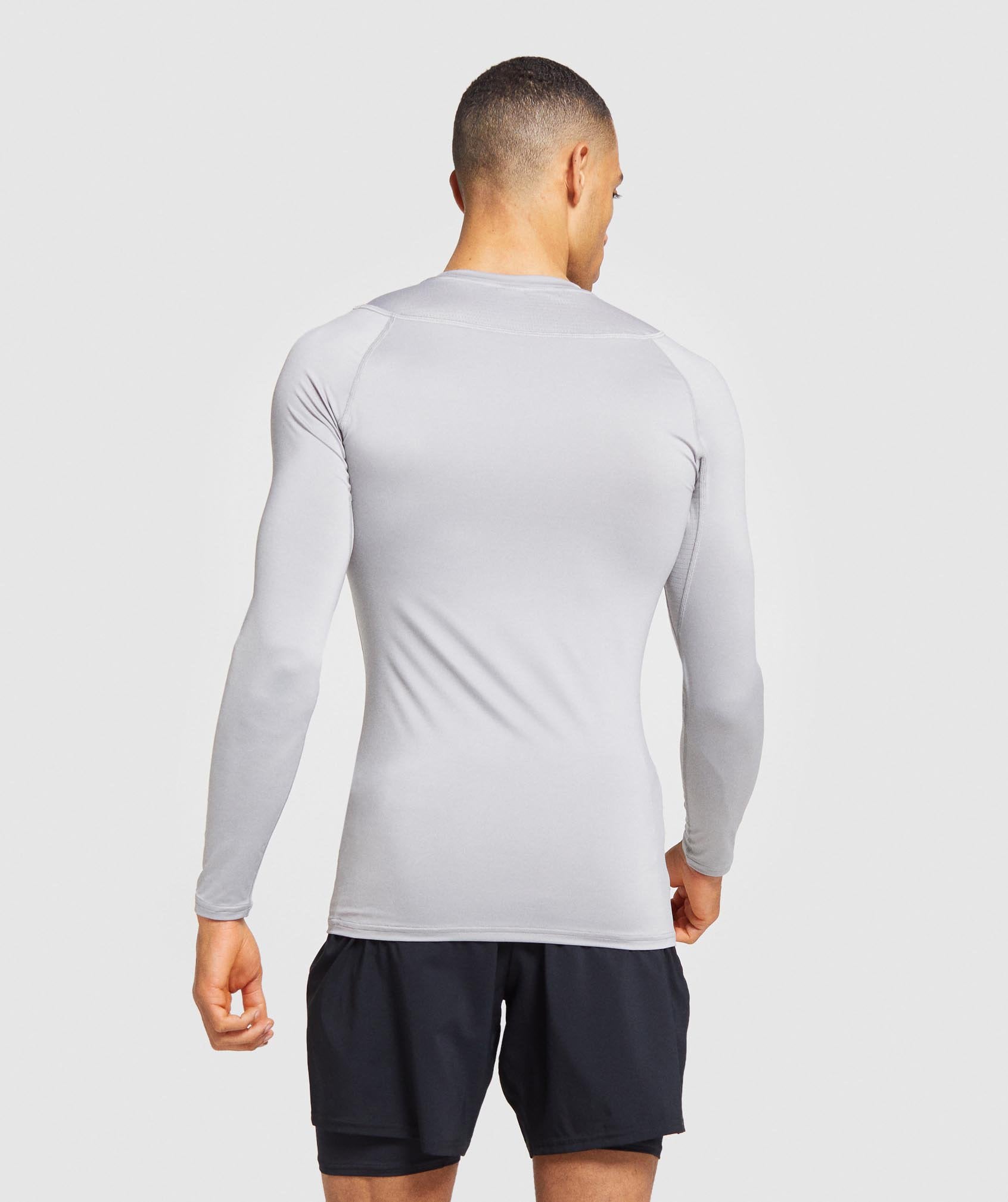 Element Baselayer Long Sleeve T-Shirt in Light Grey - view 2