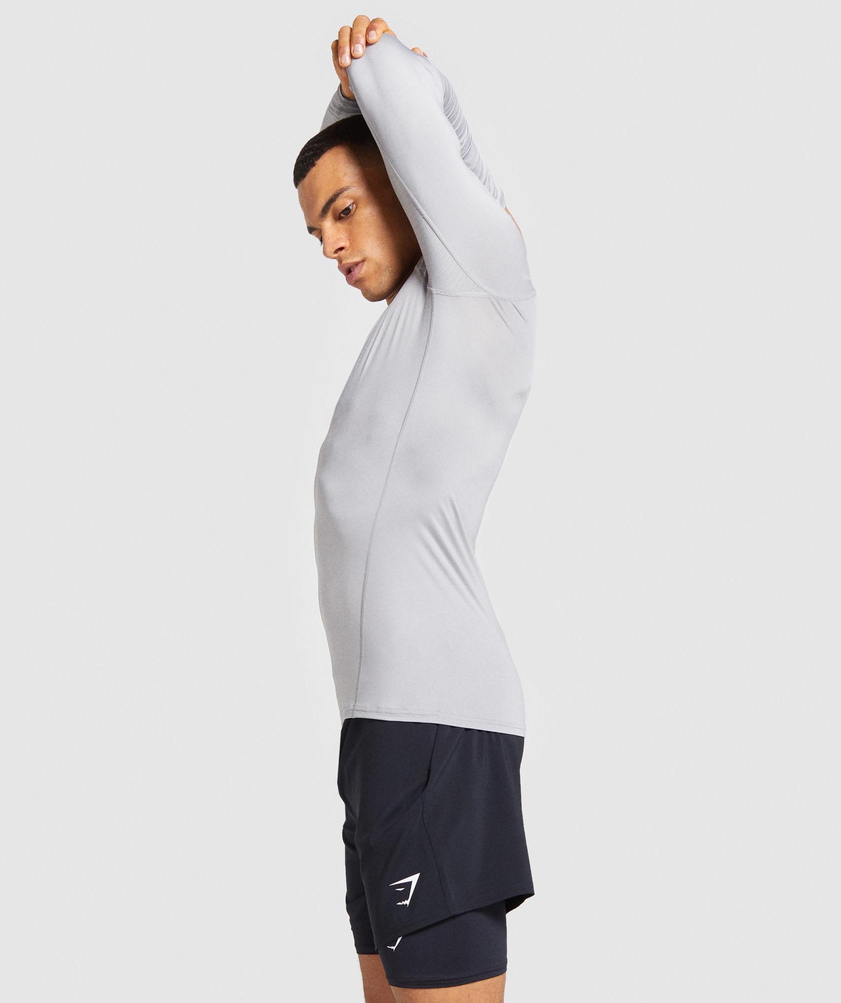 Element Baselayer Long Sleeve T-Shirt in Light Grey - view 3