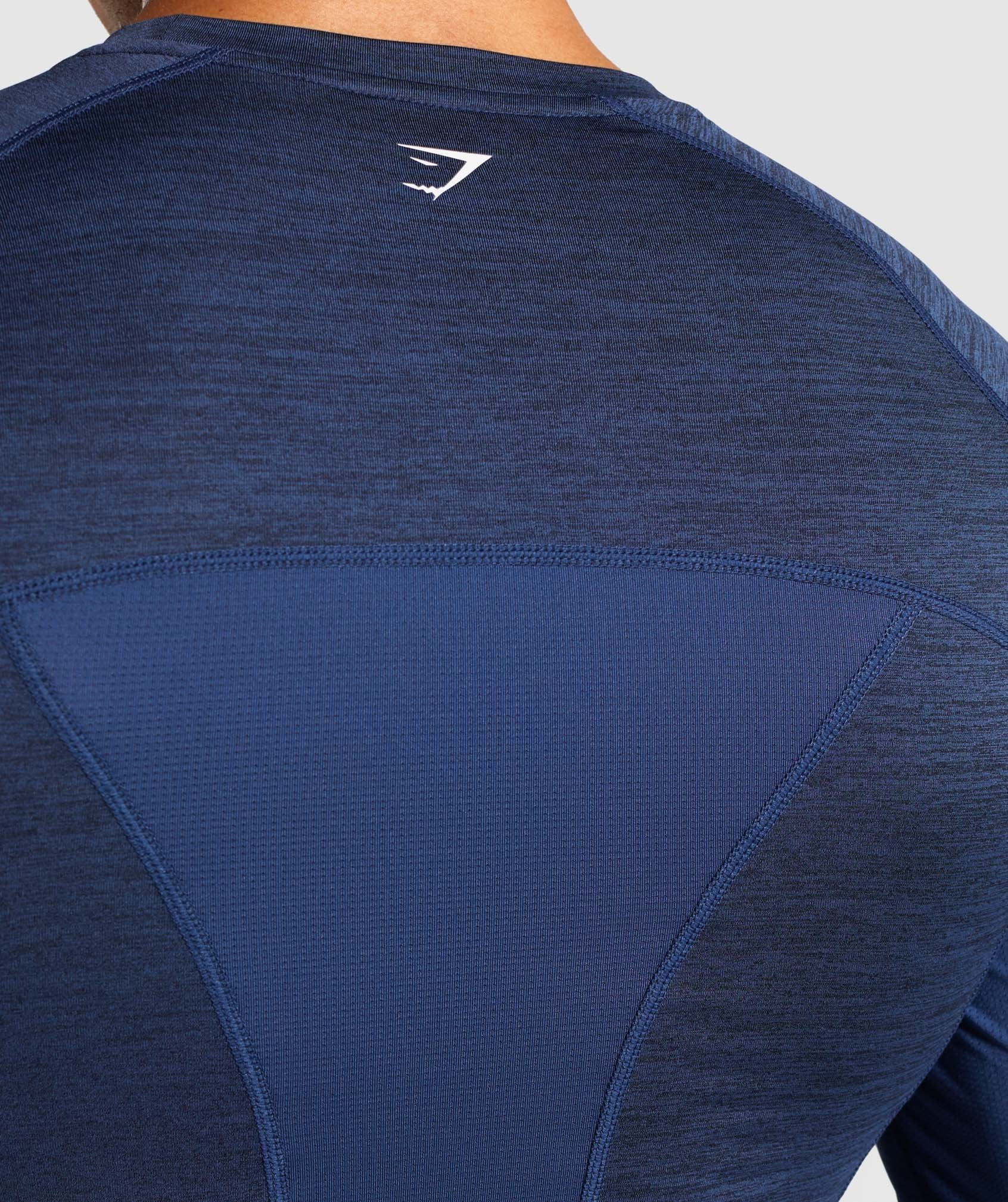 Element+ Baselayer Long Sleeve Top in Dark Blue Marl - view 6