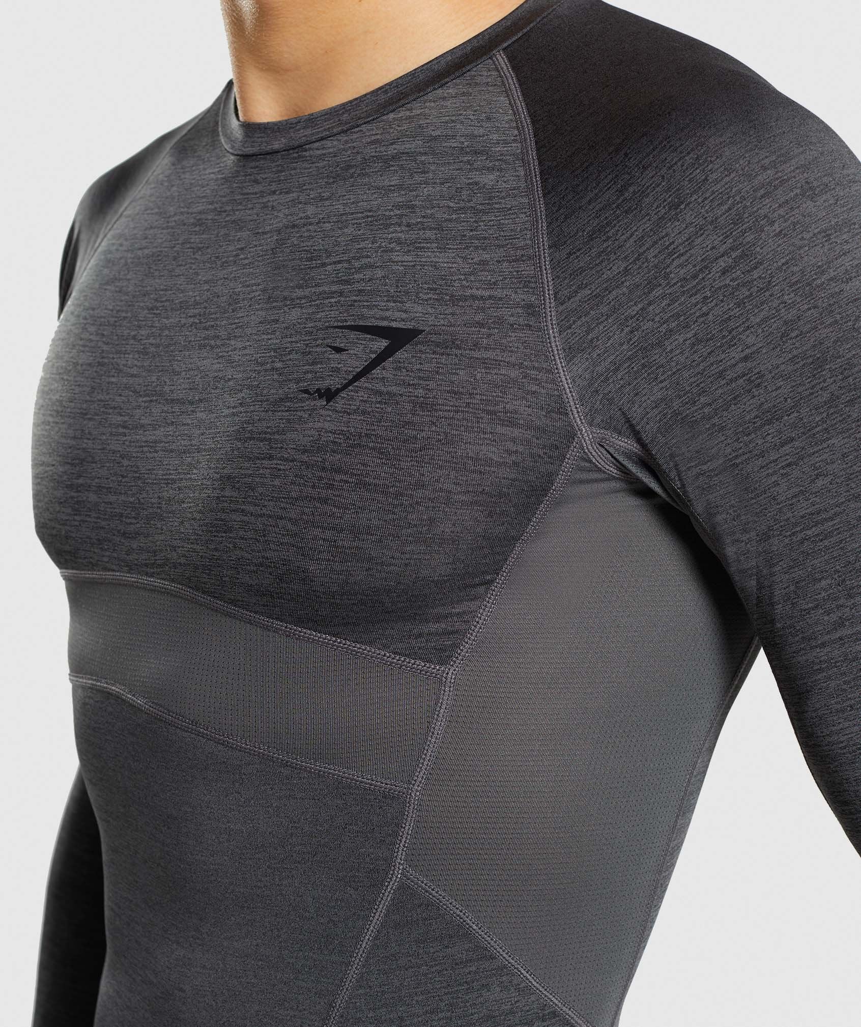 Element+ Baselayer Long Sleeve Top in Black Marl - view 5