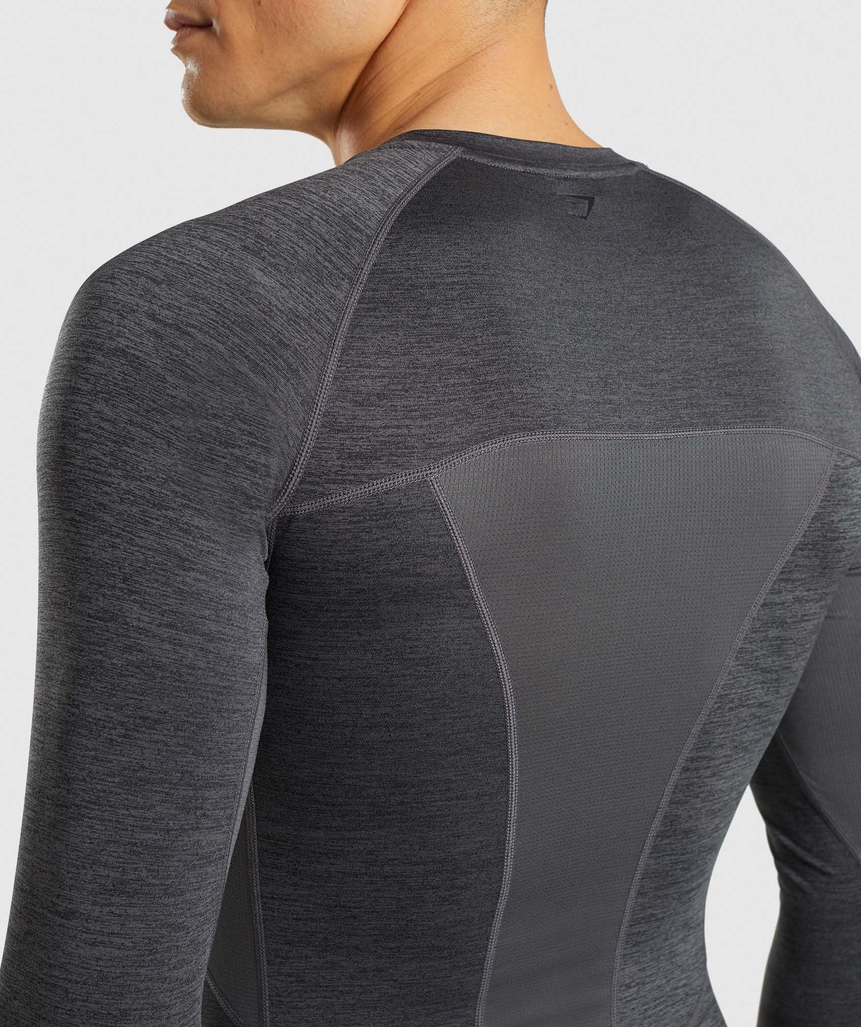 Element+ Baselayer Long Sleeve Top in Black Marl - view 6