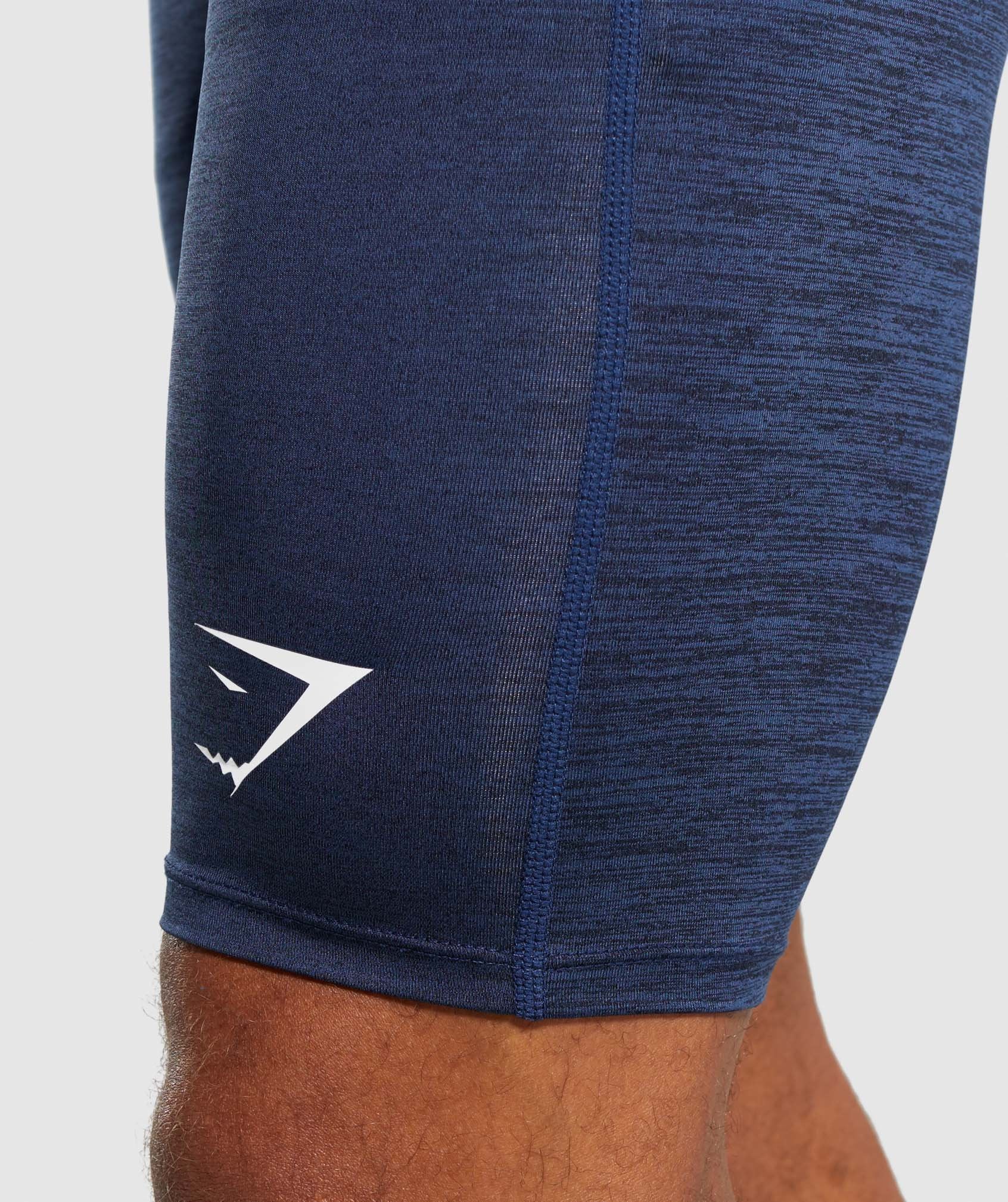 Element+ Baselayer Shorts in Dark Blue Marl - view 5