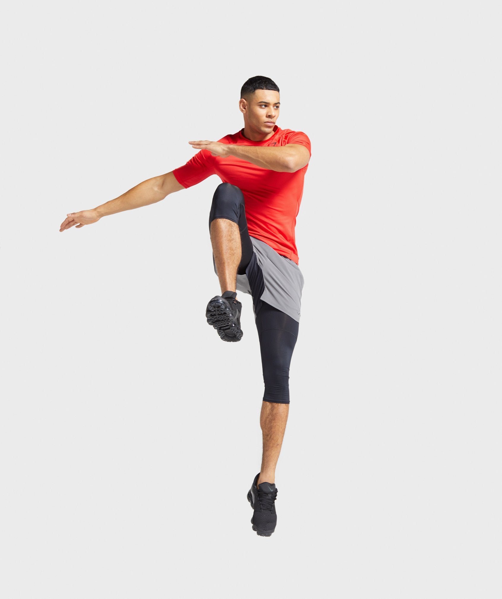 Element Baselayer T-Shirt in Red - view 3