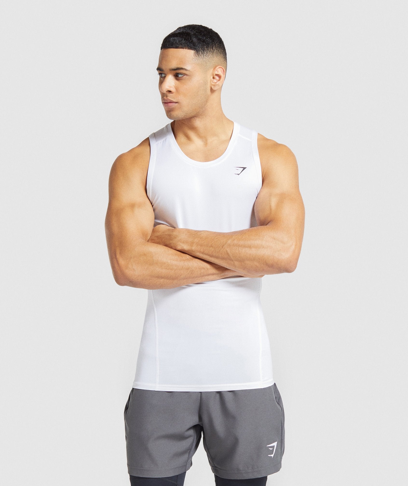 Element Baselayer Tank in White - view 1