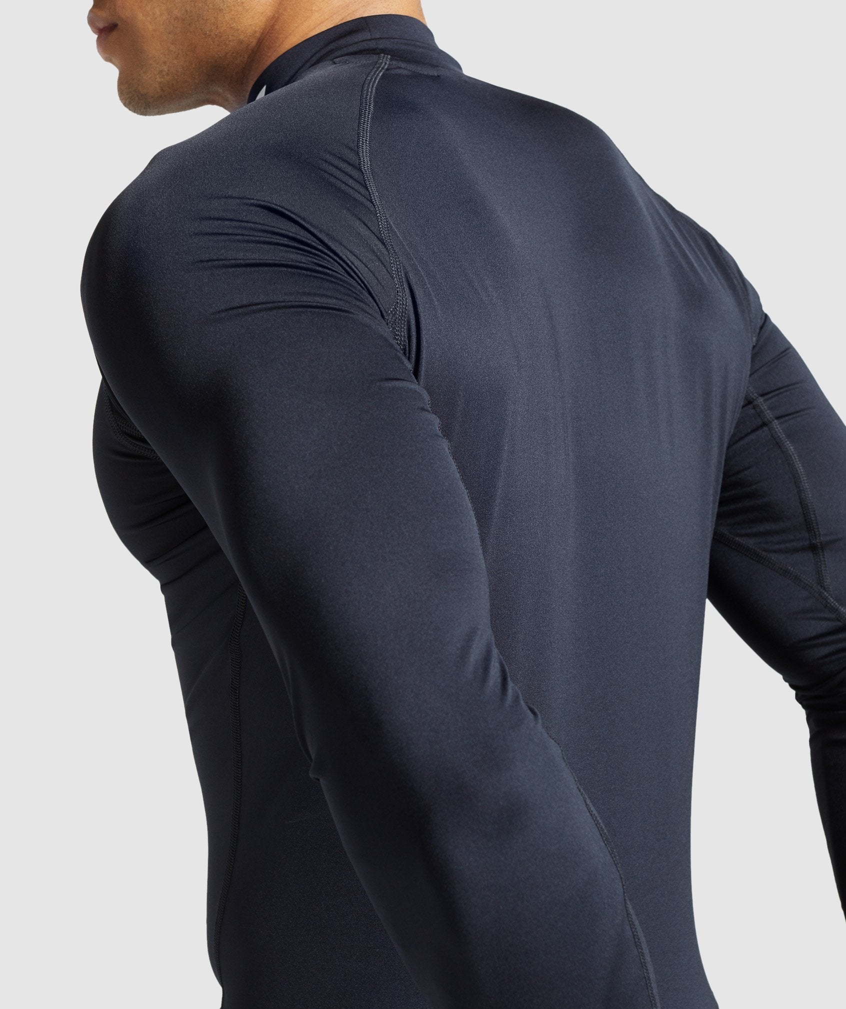 Element Baselayer Long Sleeve High Neck T-shirt in Black