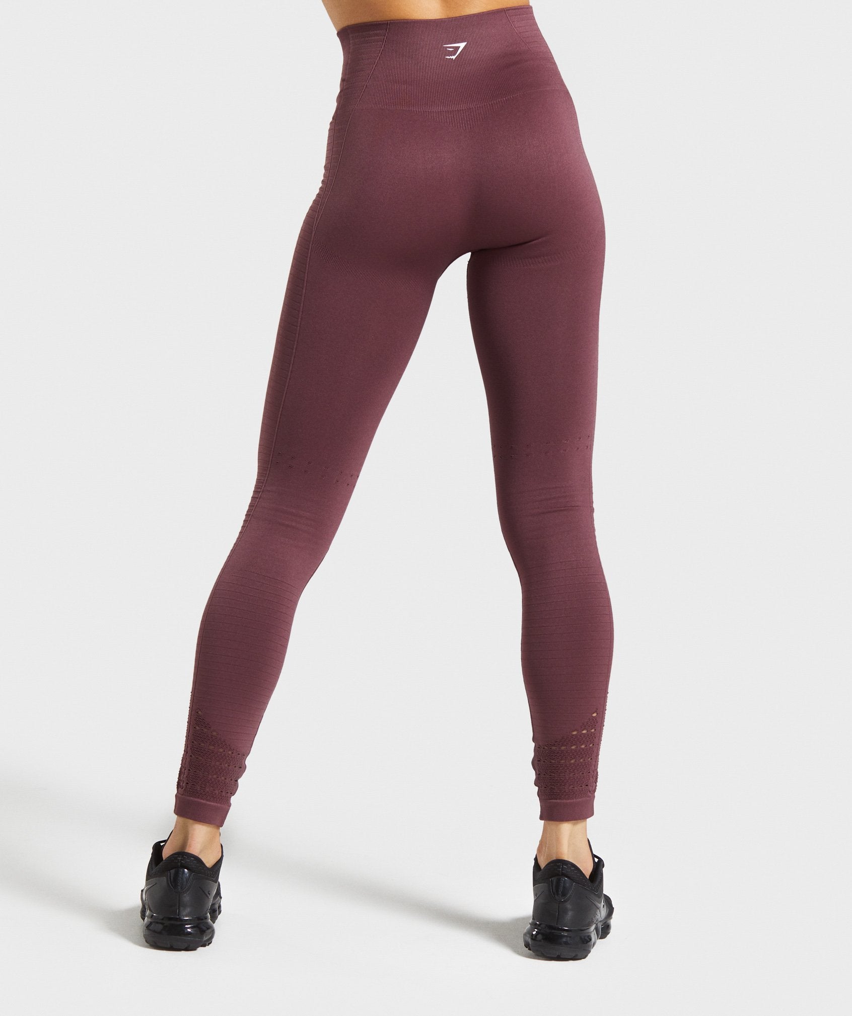 Energy+ Seamless Leggings in Berry Red - view 2