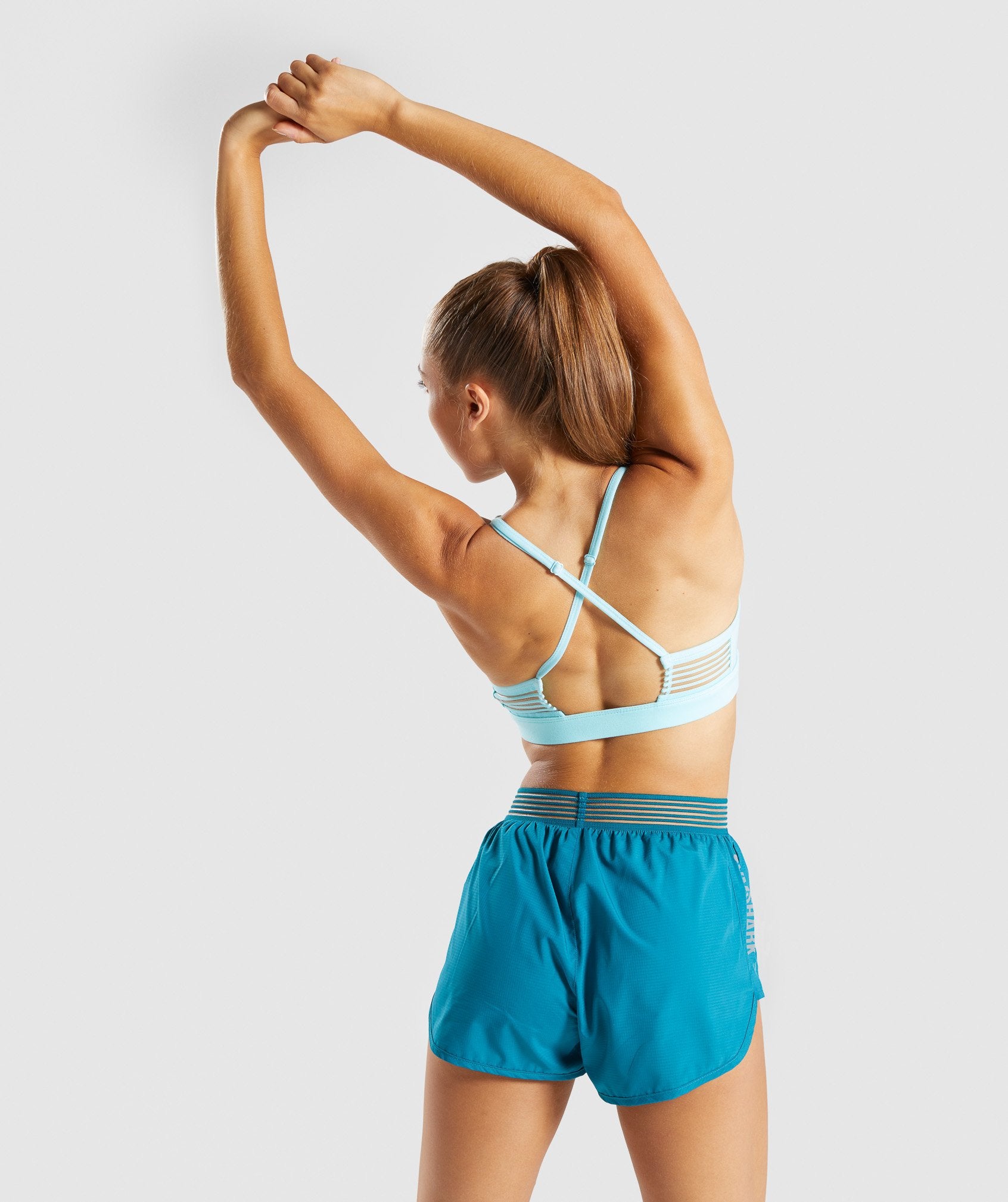 Ease Sports Bra in Pale Turquoise - view 2