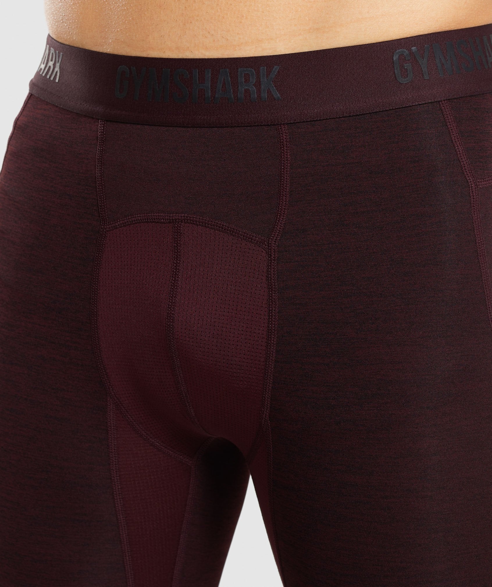 Element+ Baselayer Leggings in Ox Red Marl - view 6