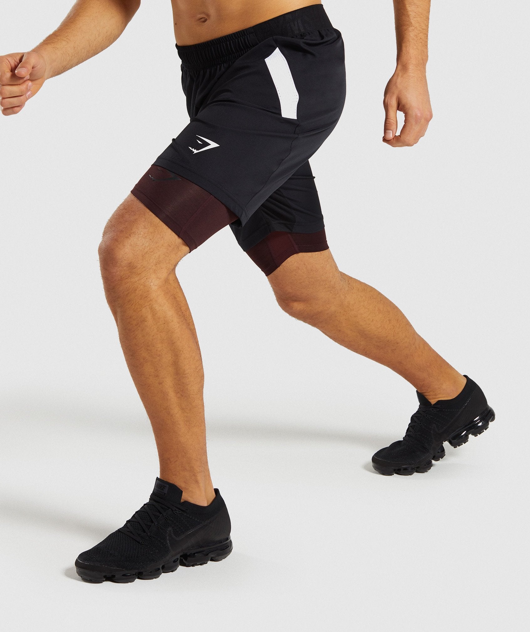 Element+ Baselayer Shorts in Ox Red Marl - view 3