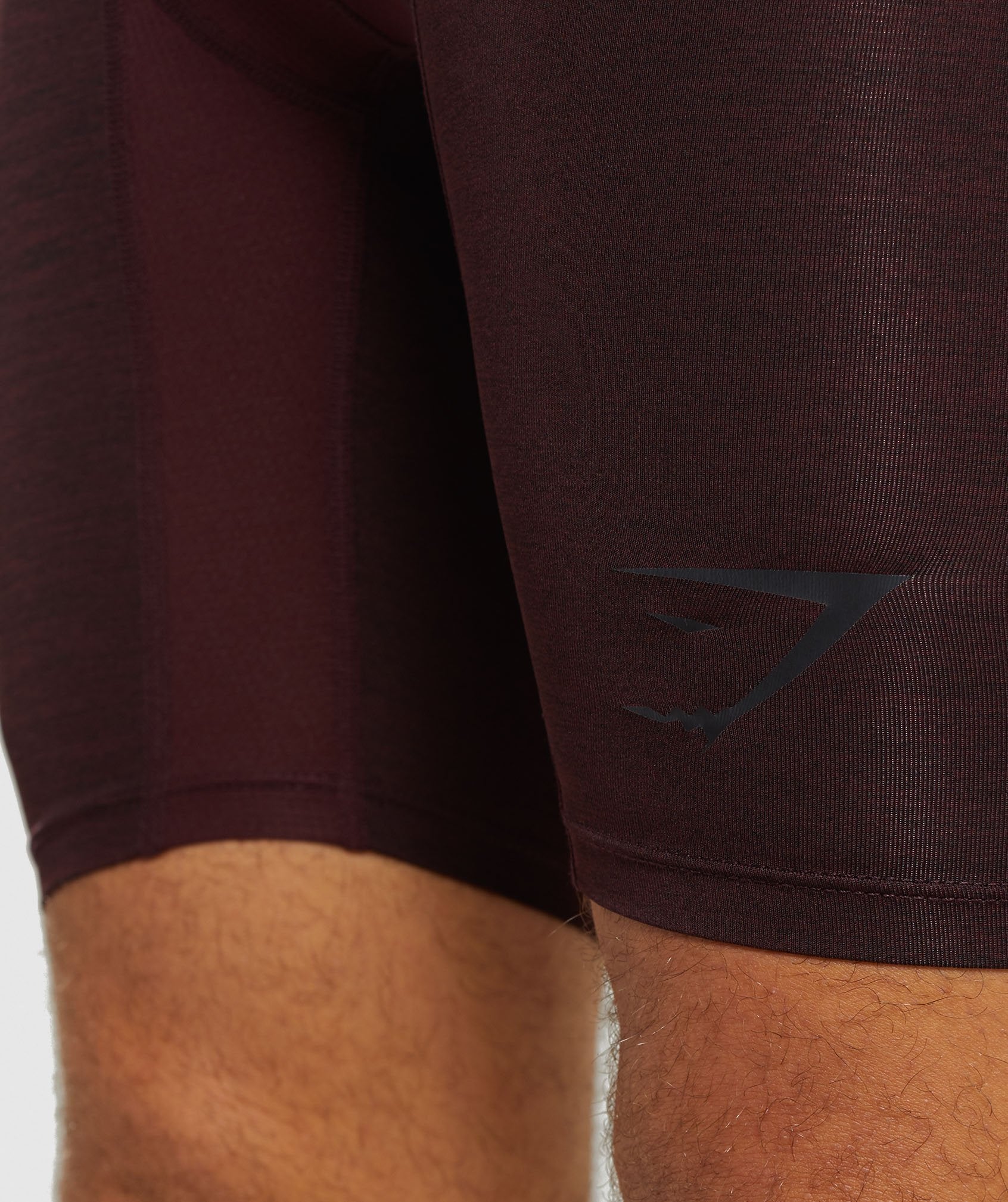 Element+ Baselayer Shorts in Ox Red Marl - view 5