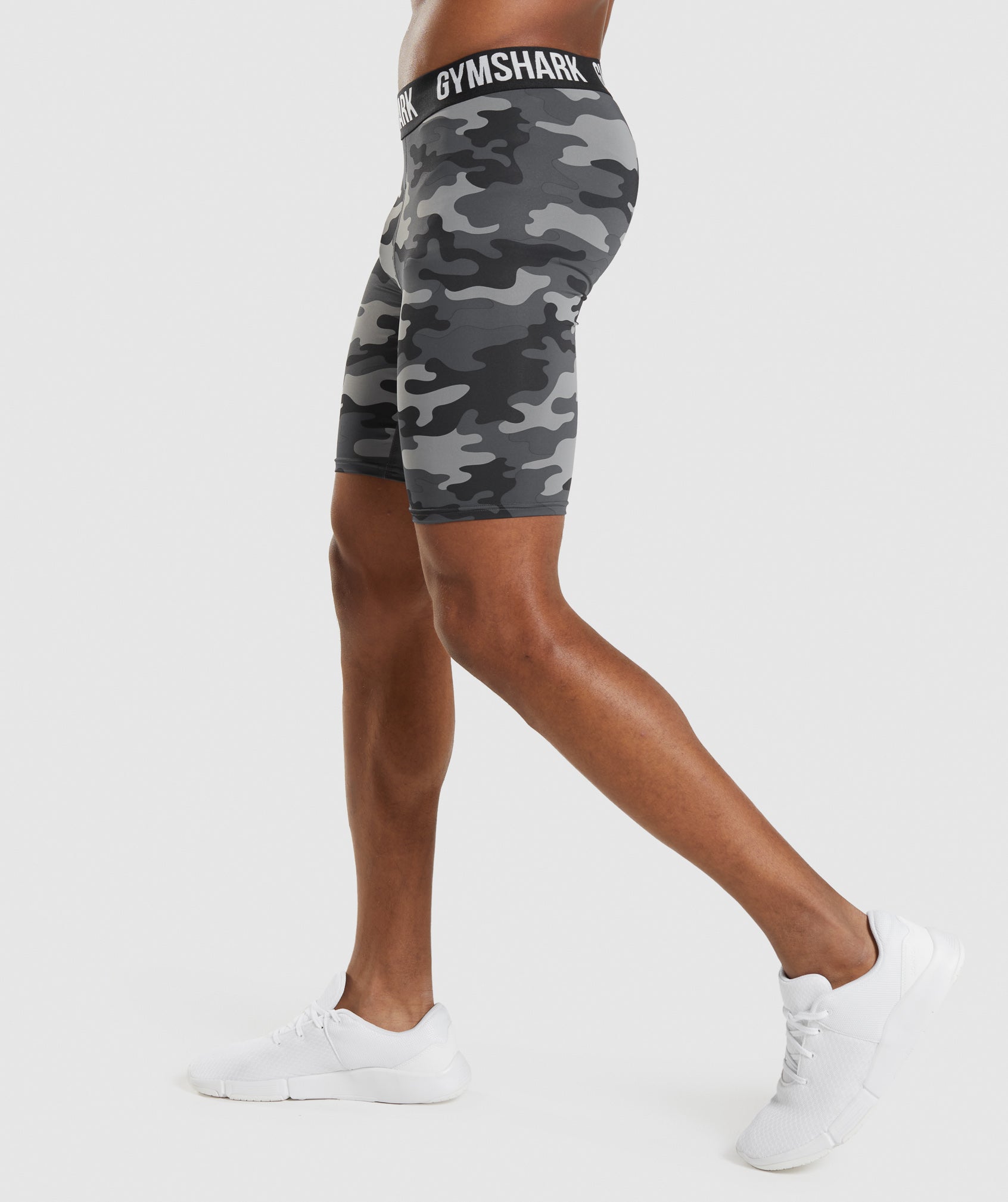 Element Baselayer Shorts in Grey Print - view 3