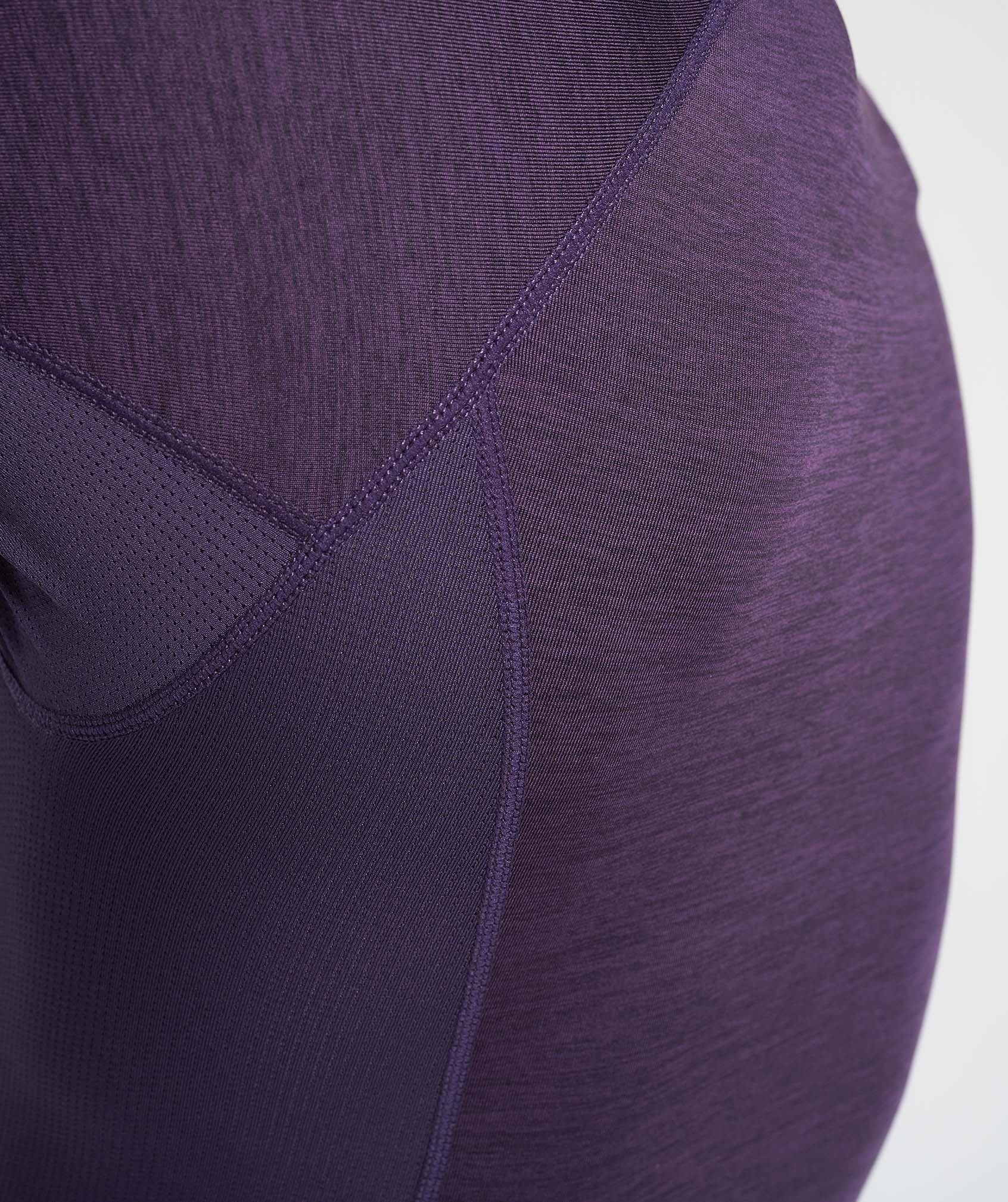 Element Baselayer Short Sleeve Top in Nightshade Purple Marl - view 6
