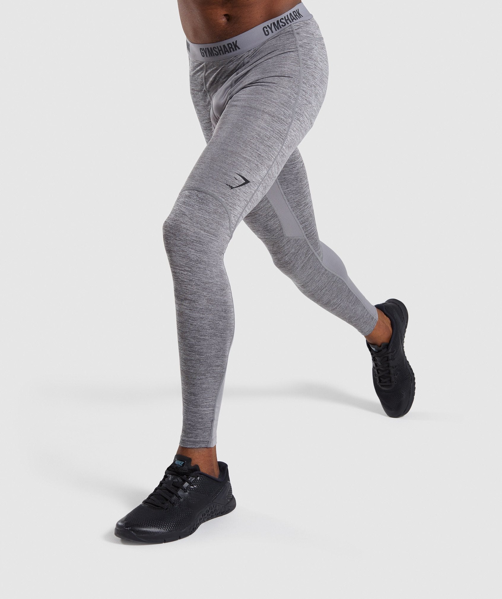 Element+ Baselayer Leggings in Smokey Grey Marl - view 1