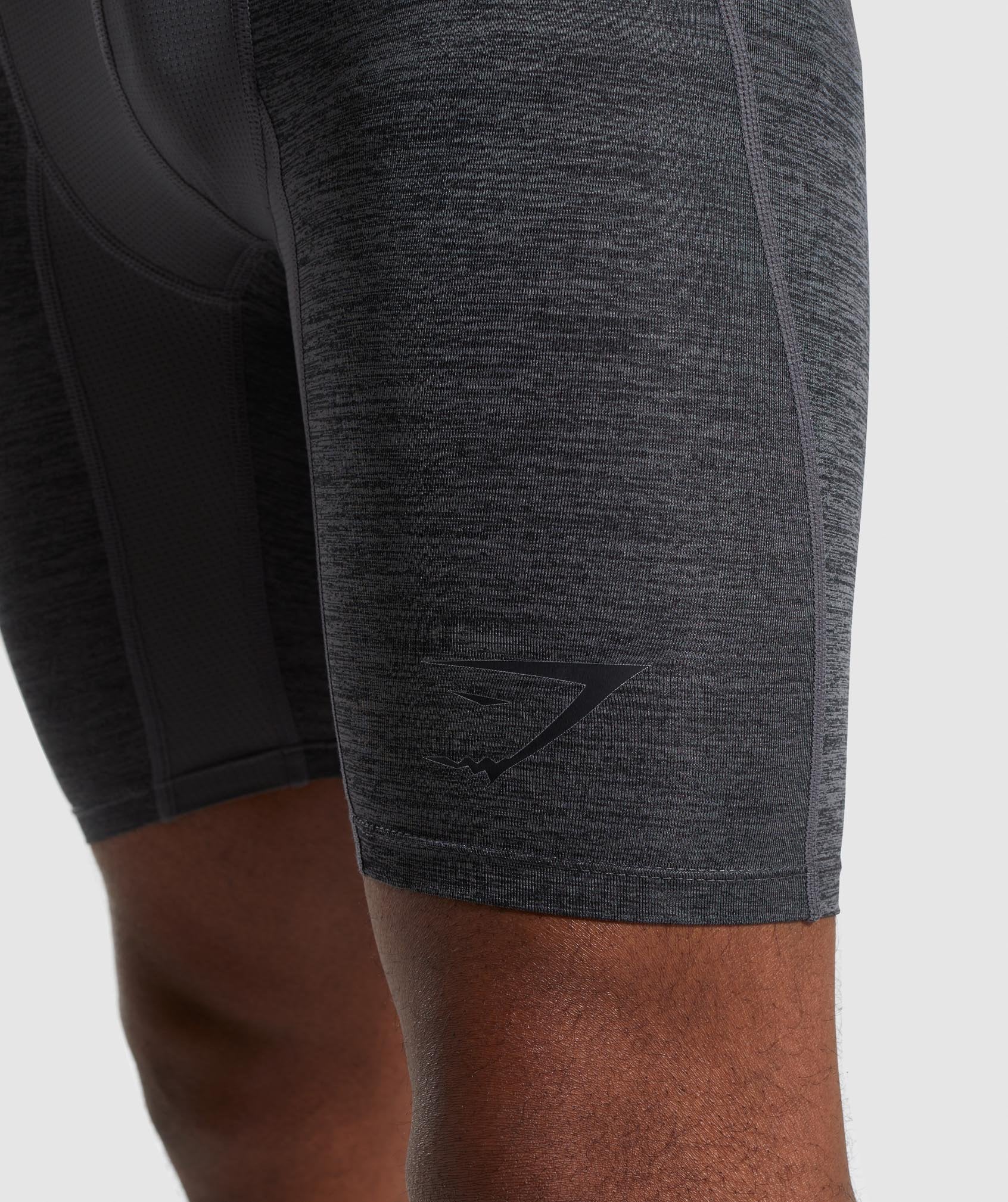 Element+ Baselayer Shorts in Black Marl - view 6
