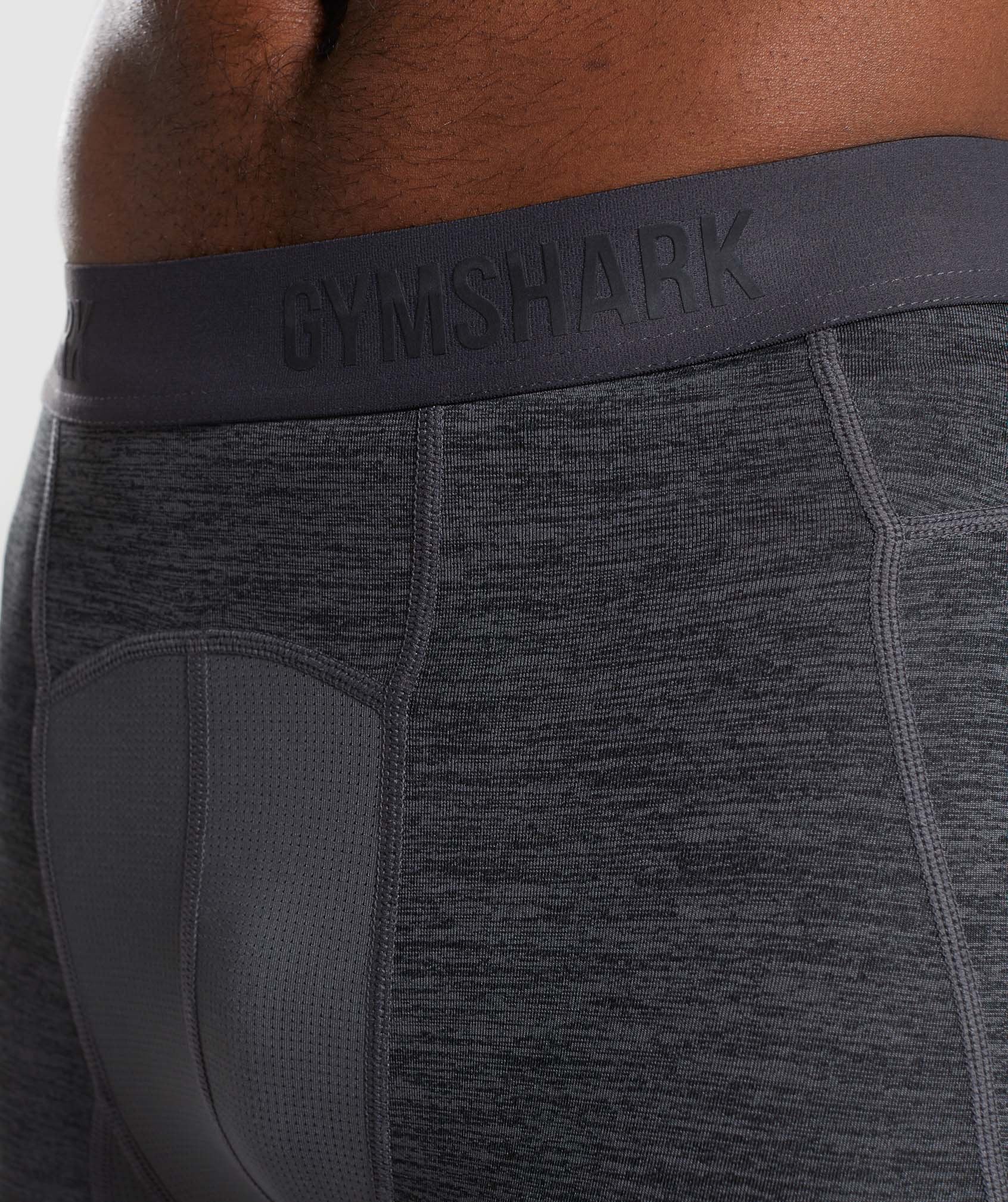 Element+ Baselayer Shorts in Black Marl - view 5