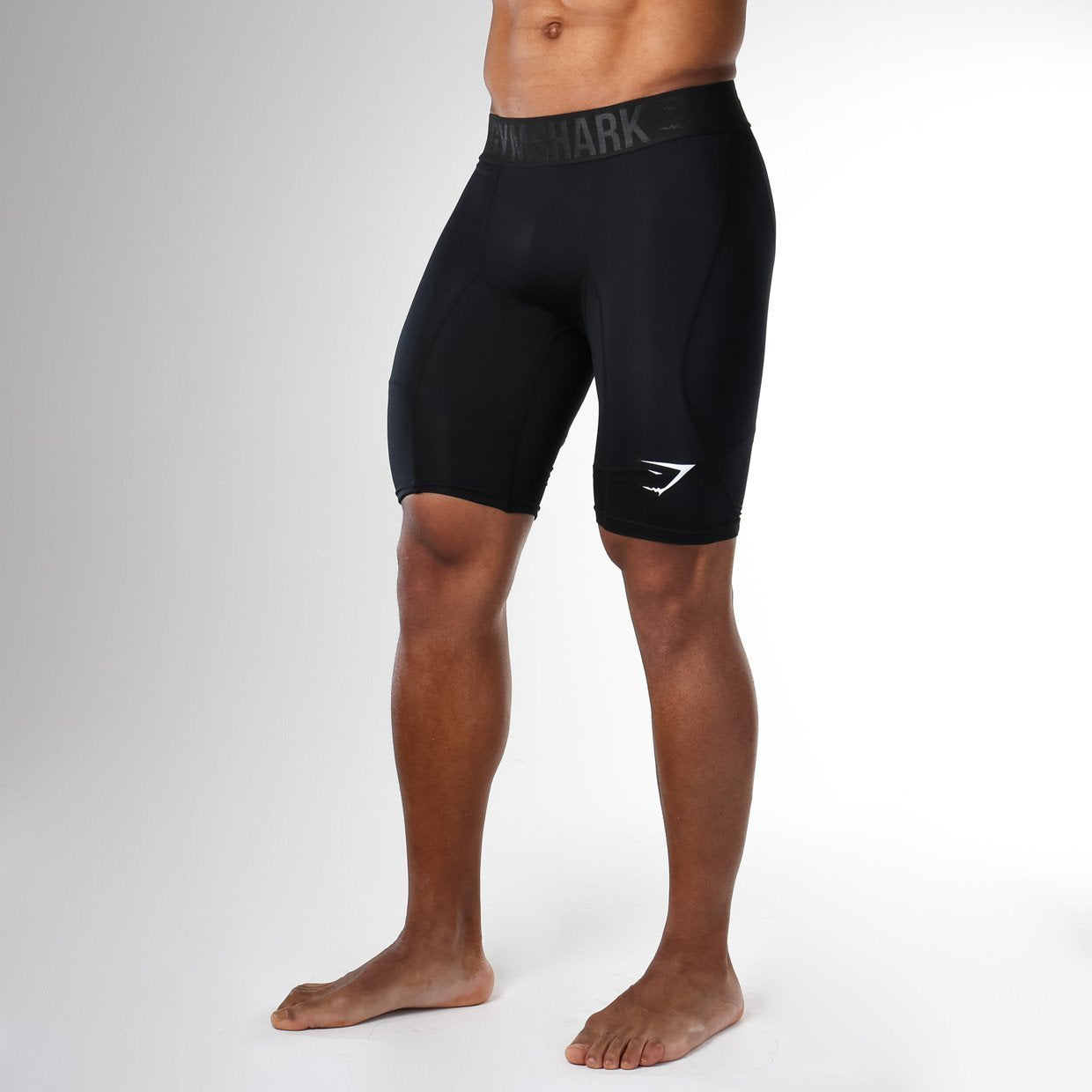 Element Compression Shorts in Black - view 1