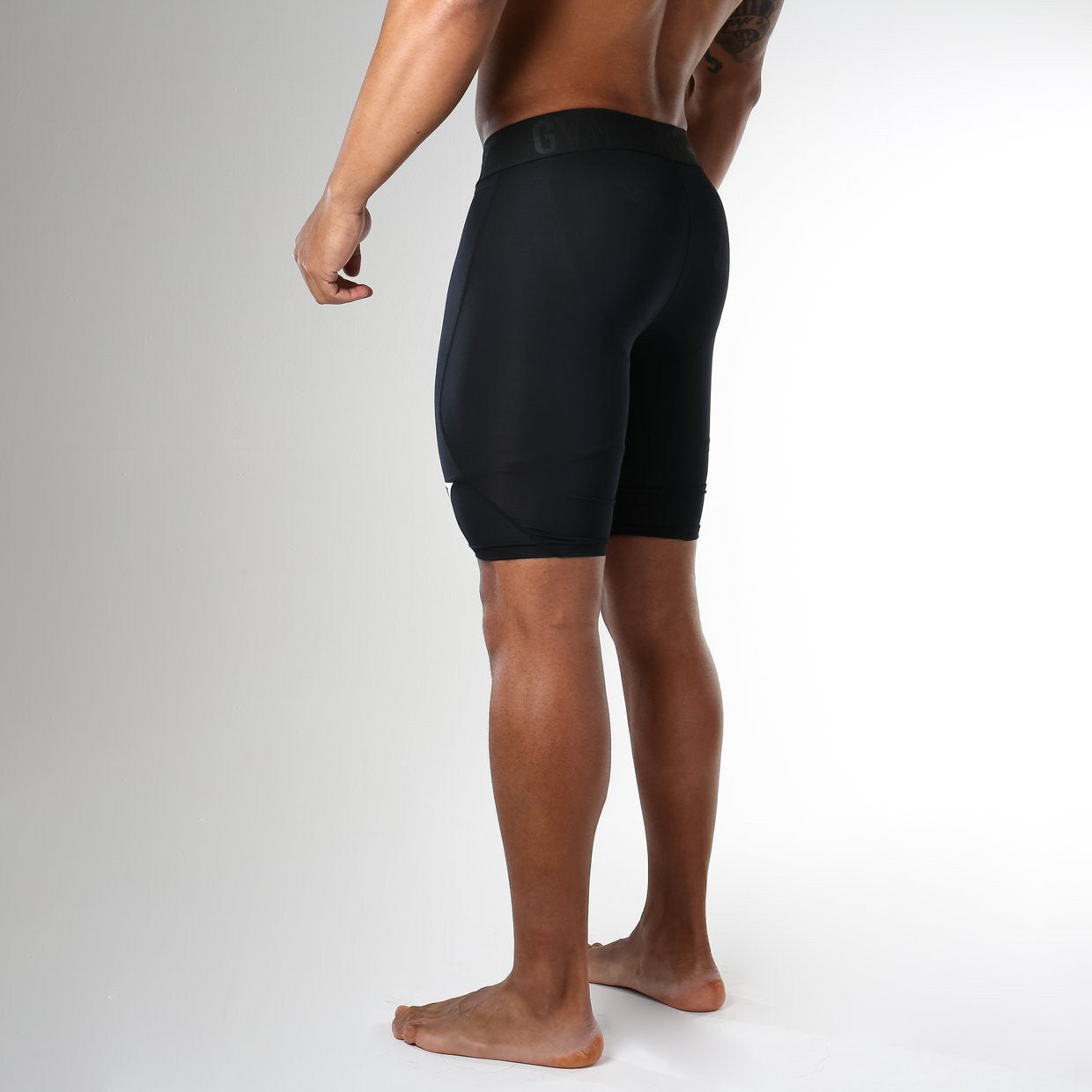Element Compression Shorts in Black - view 4
