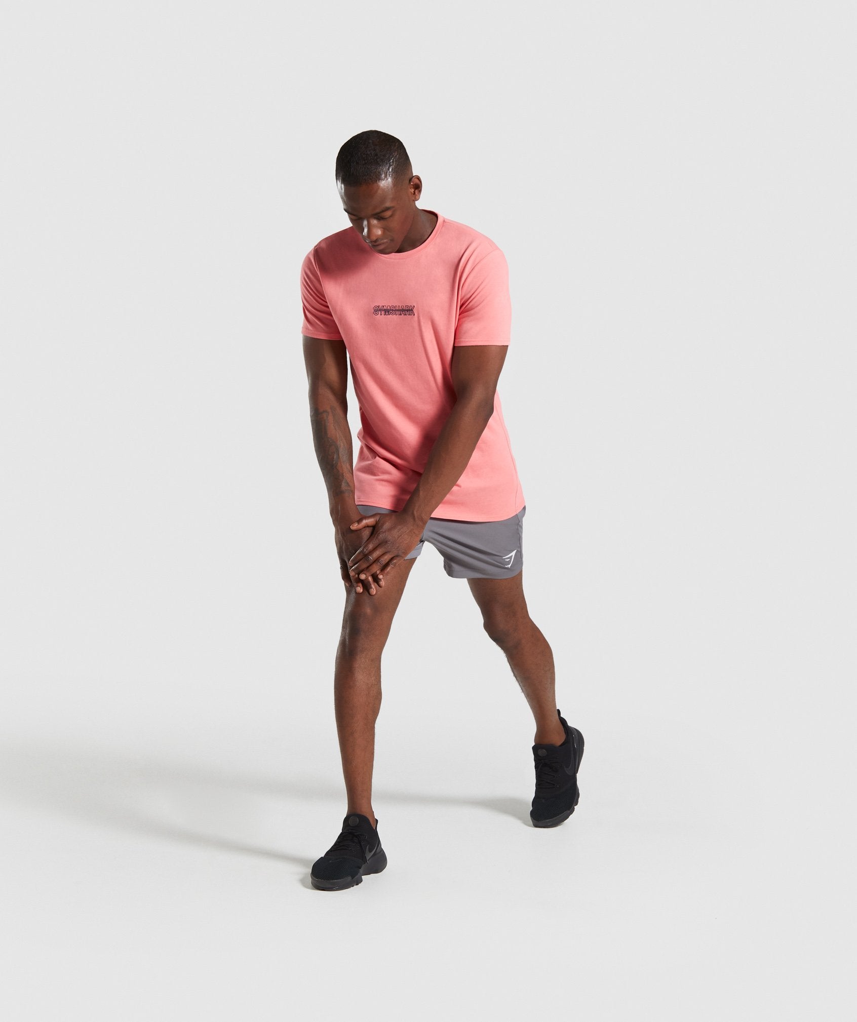 Embroidered Logo T-Shirt in Pink - view 4