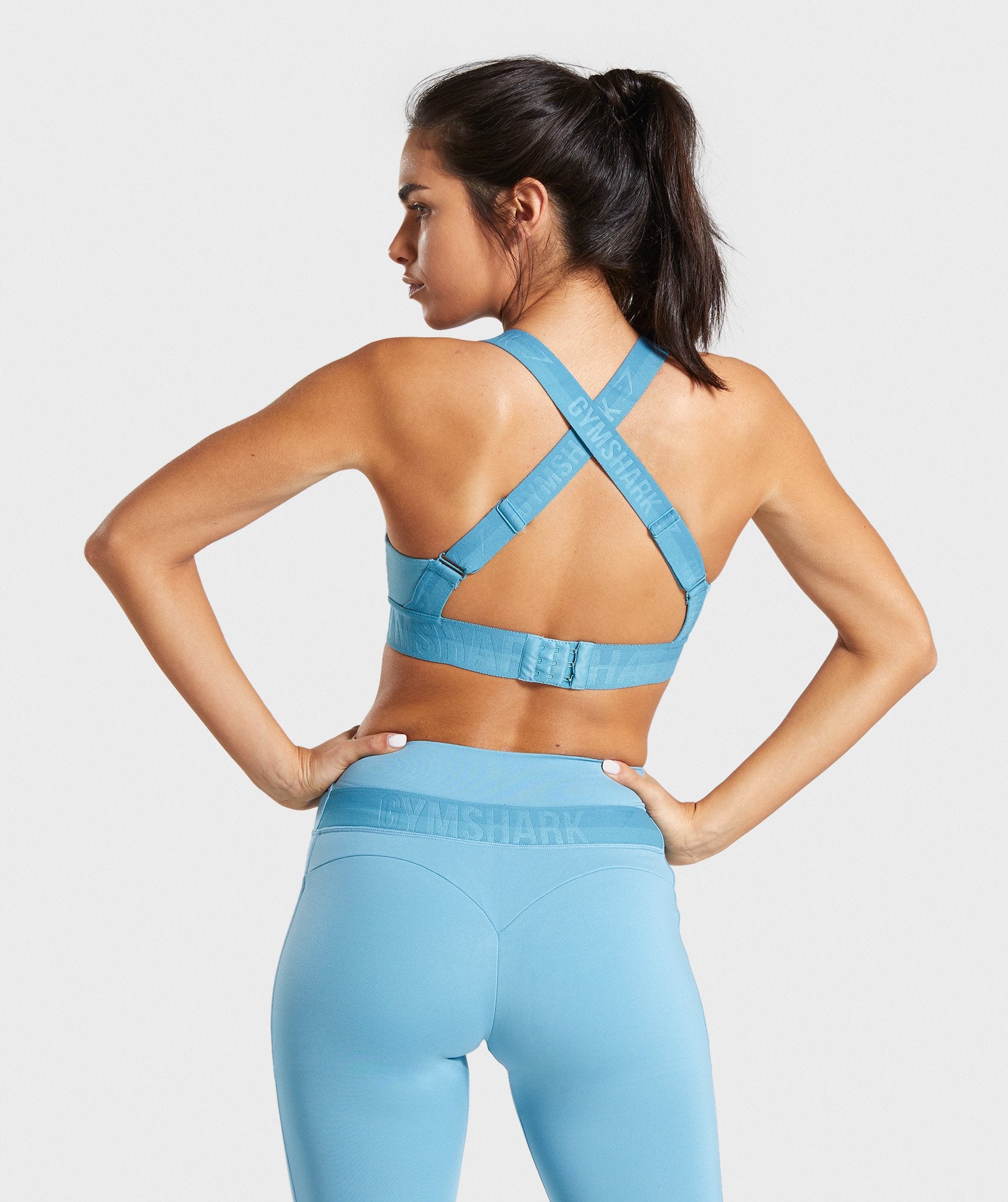 Empower Sports Bra in Dusky Teal - view 2