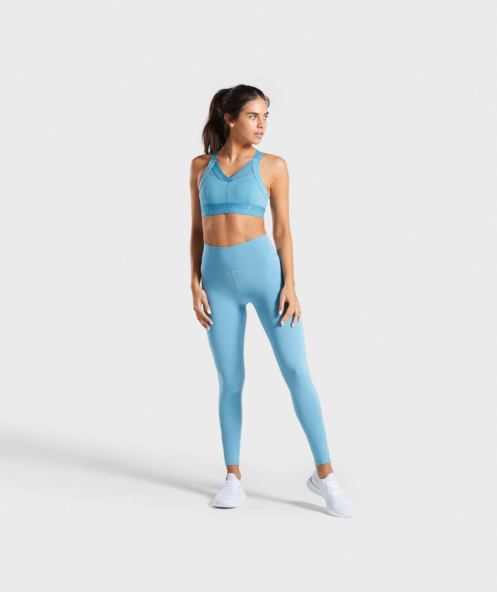 Empower Sports Bra in Dusky Teal - view 4